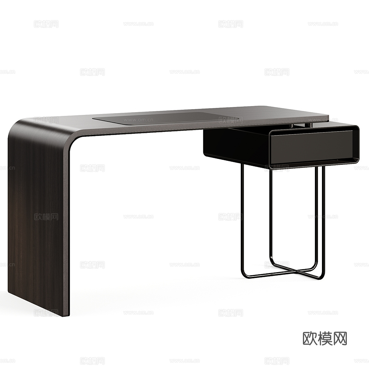 现代意式极简书桌 办公桌3d模型