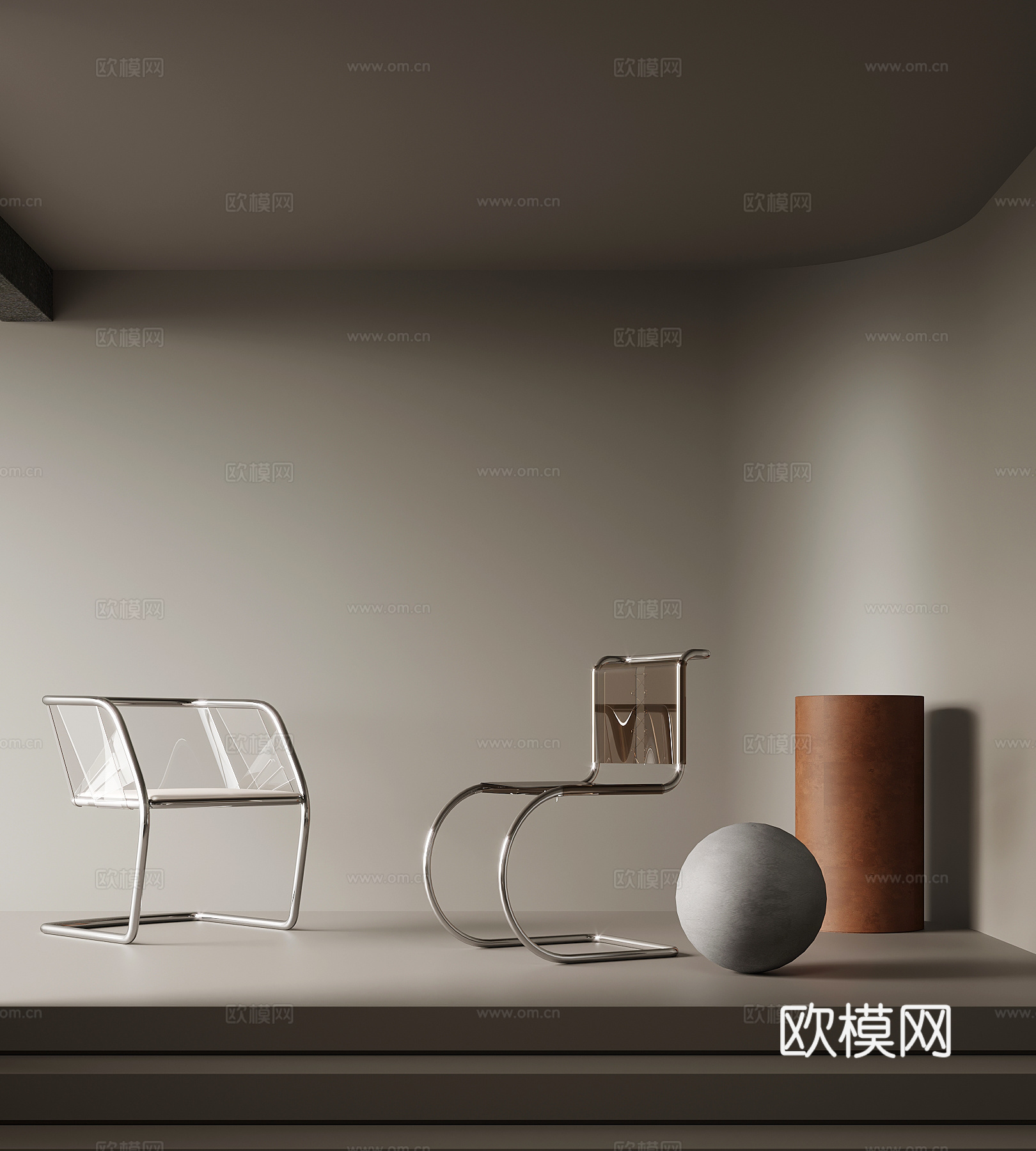 现代餐椅 休闲椅 写字椅 椅子3d模型