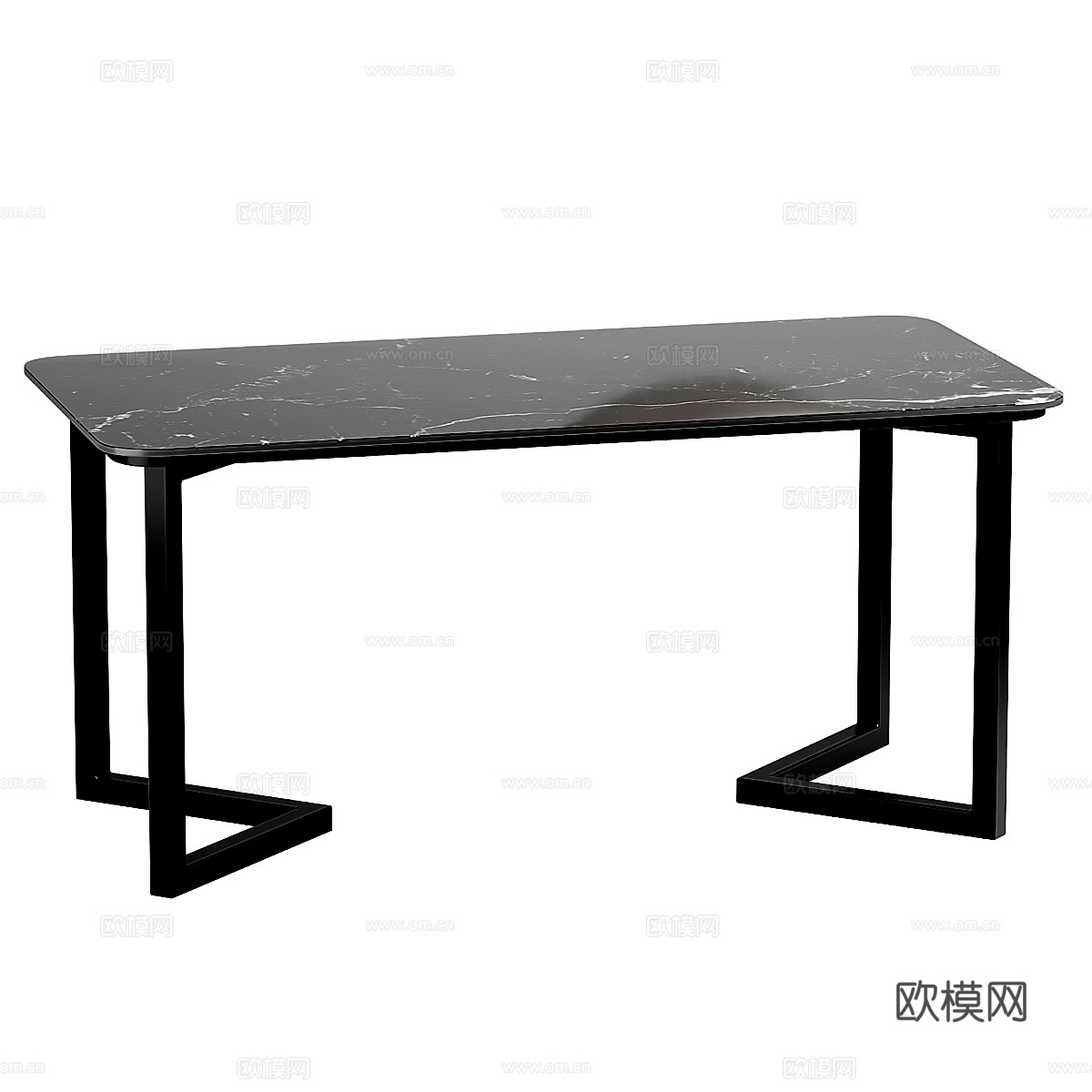 现代简约餐桌 餐桌 简约餐桌 桌子 餐厅桌子3d模型