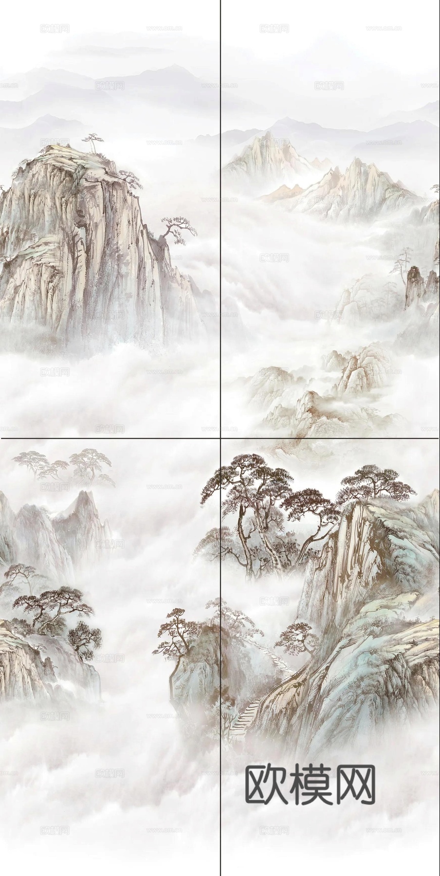 千峰聚秀大理石岩板