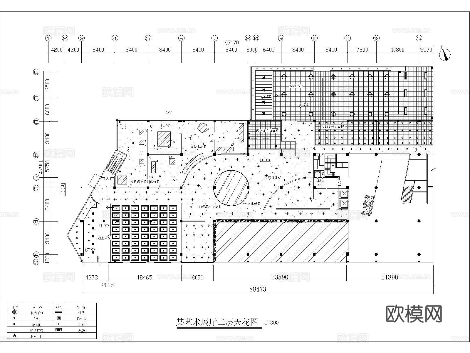 展台 展览馆 会展中心 展厅 家具专卖店 展位cad施工图