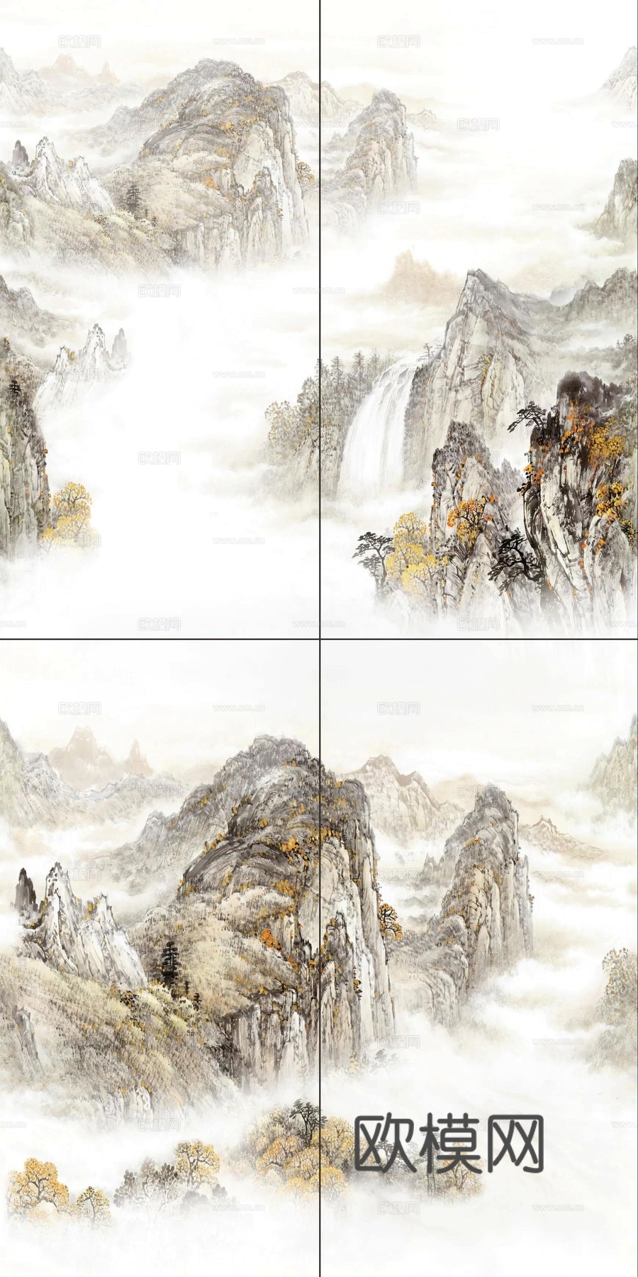 山高水长大理石岩板