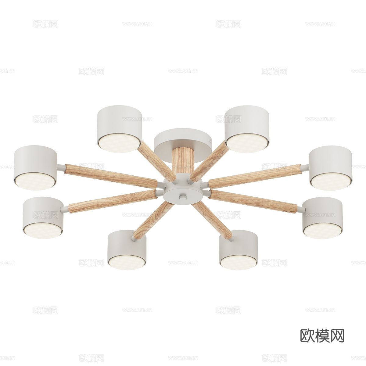 北欧简约吊灯 吊灯 简约吊灯 餐厅吊灯3d模型