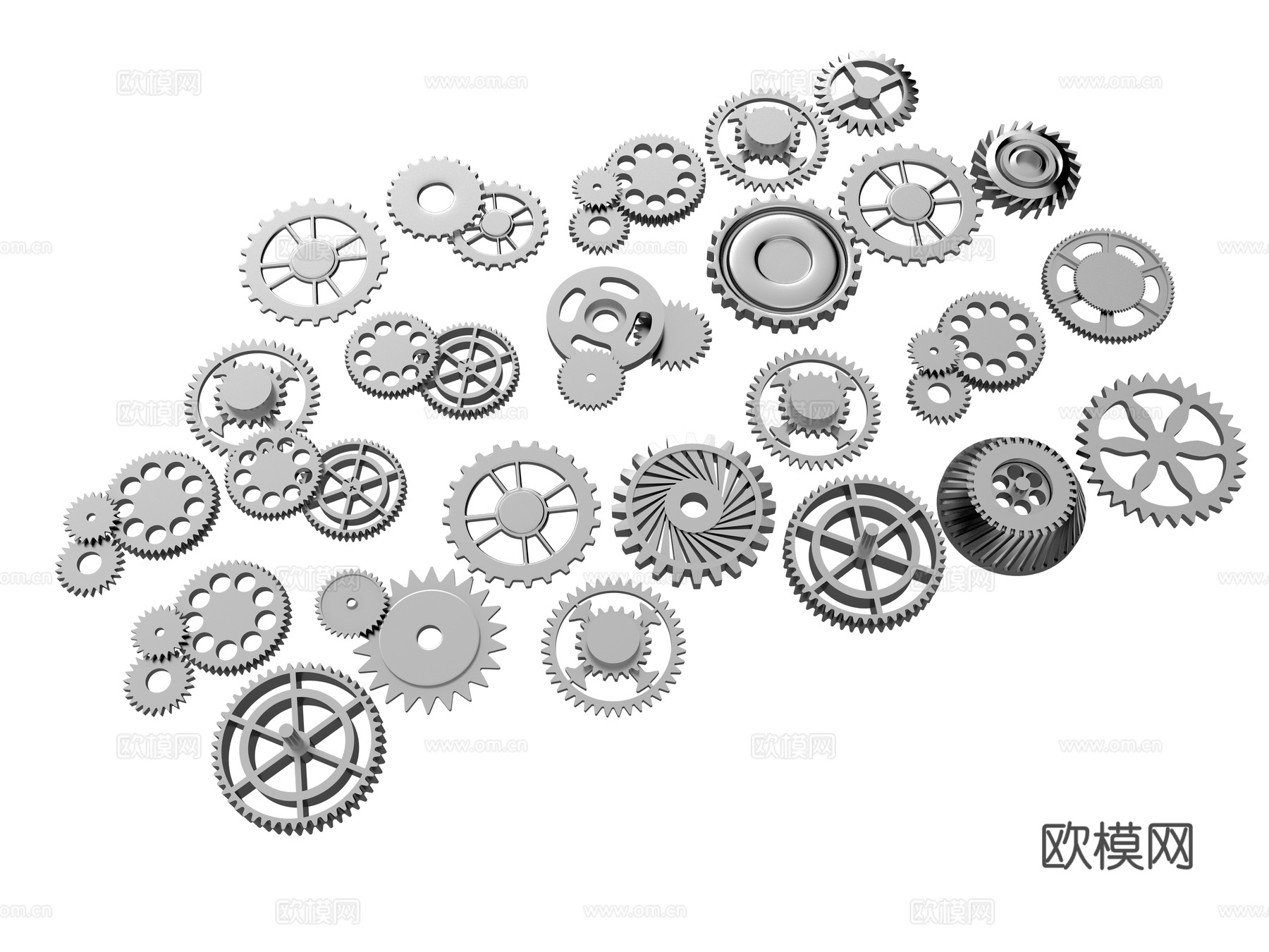 五金，齿轮组合，机械齿轮，工业齿轮，科技齿轮，小齿轮，机械，3d模型