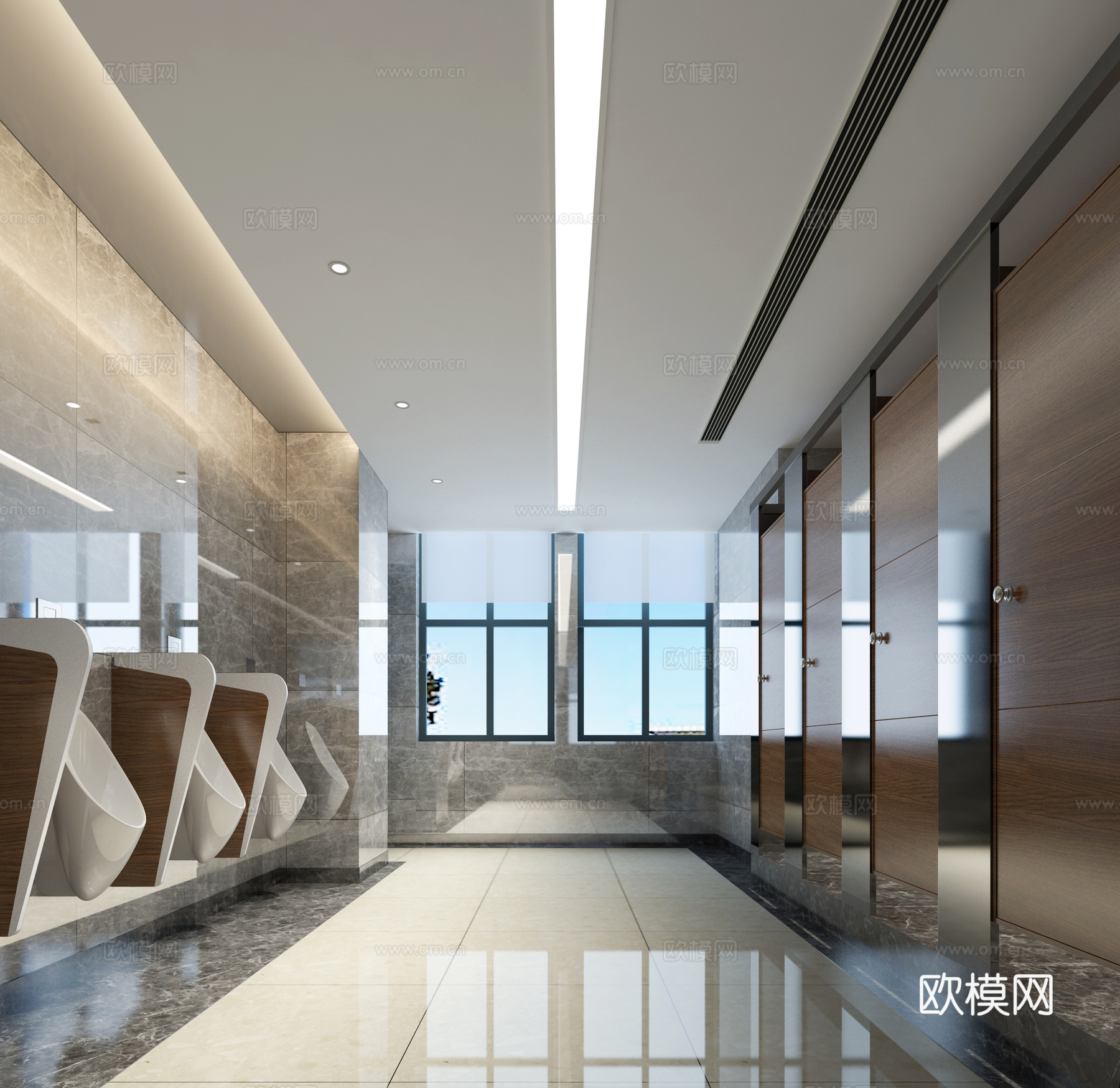 现代卫生间 卫浴马桶3d模型