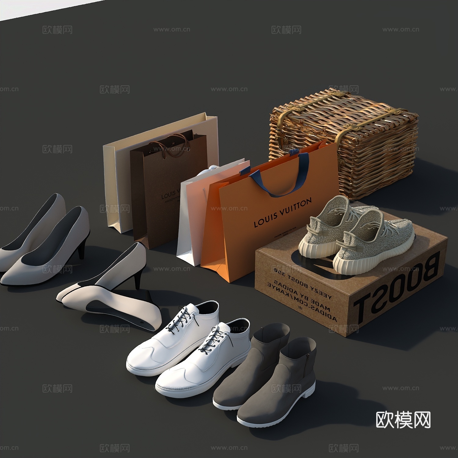 鞋子3d模型