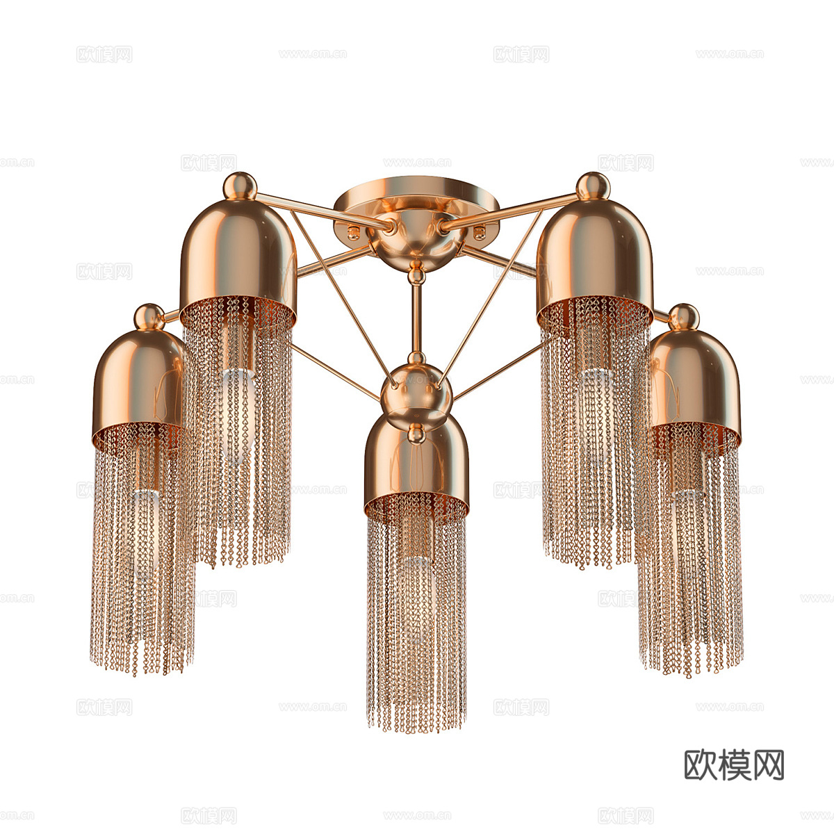 现代简约轻奢吊灯 吊灯 简约吊灯 餐厅吊灯 客厅吊灯3d模型