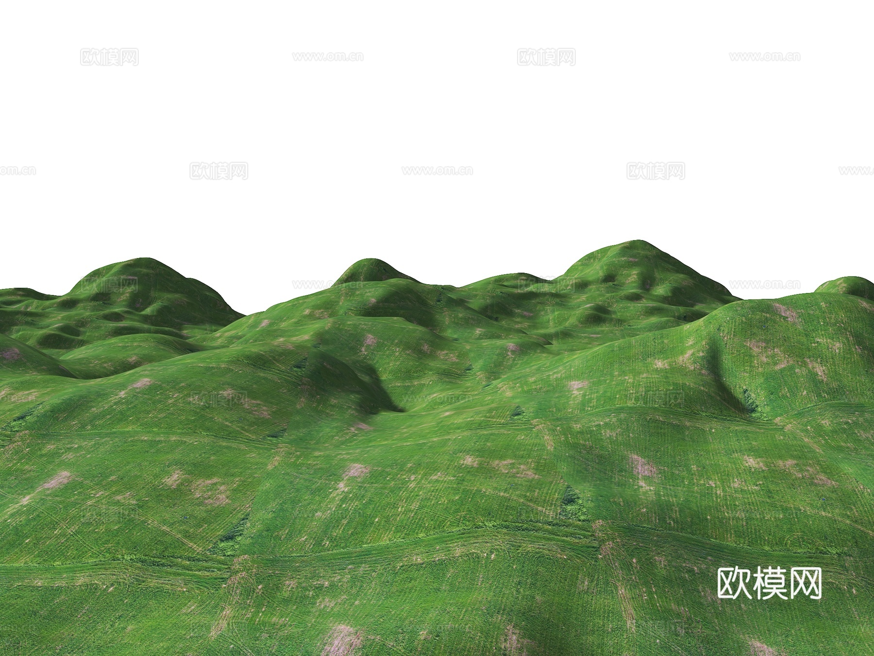 现代群山山脉 山体 山地 公园景观 地形 山地公园 自然山体3d模型