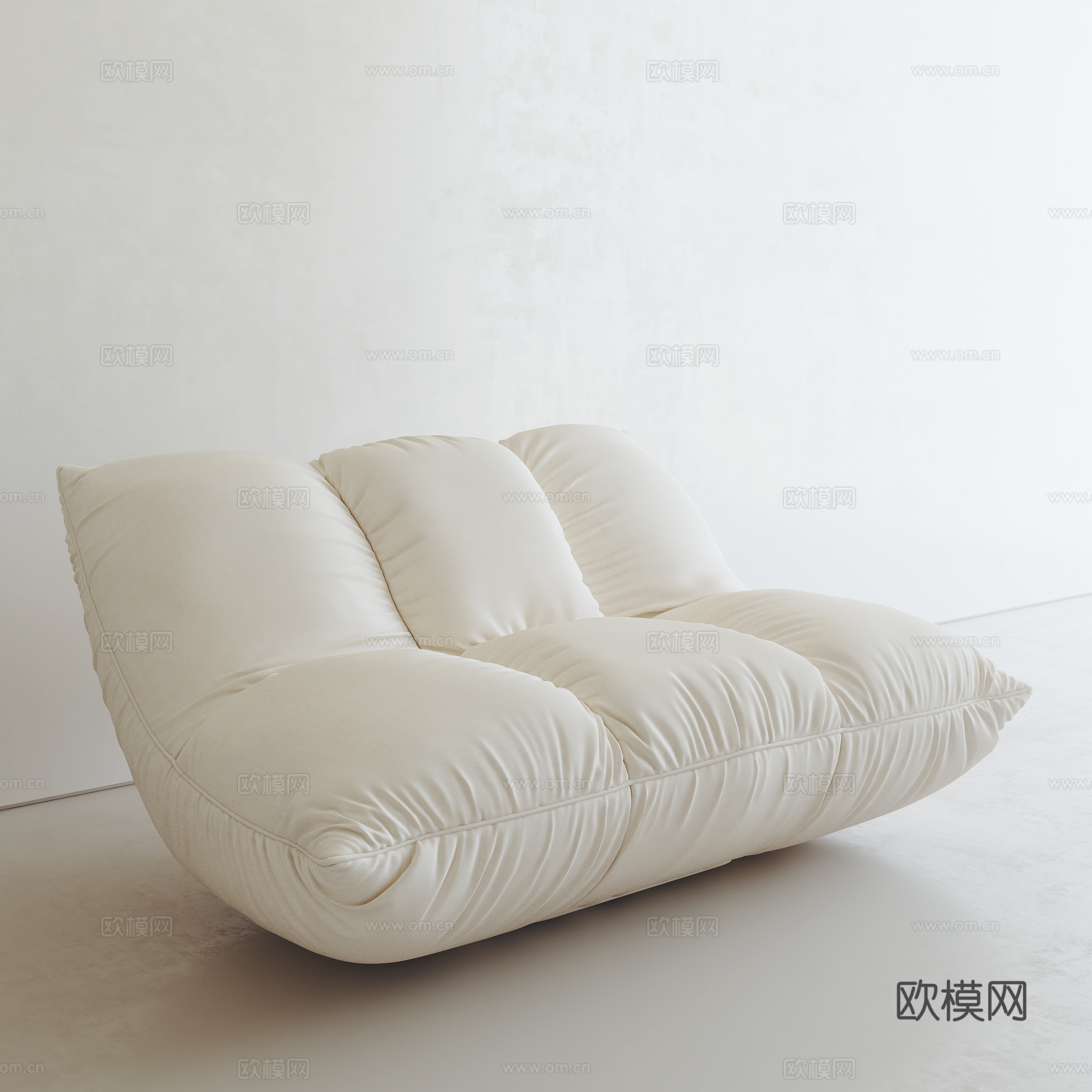 现代单人沙发3d模型下载