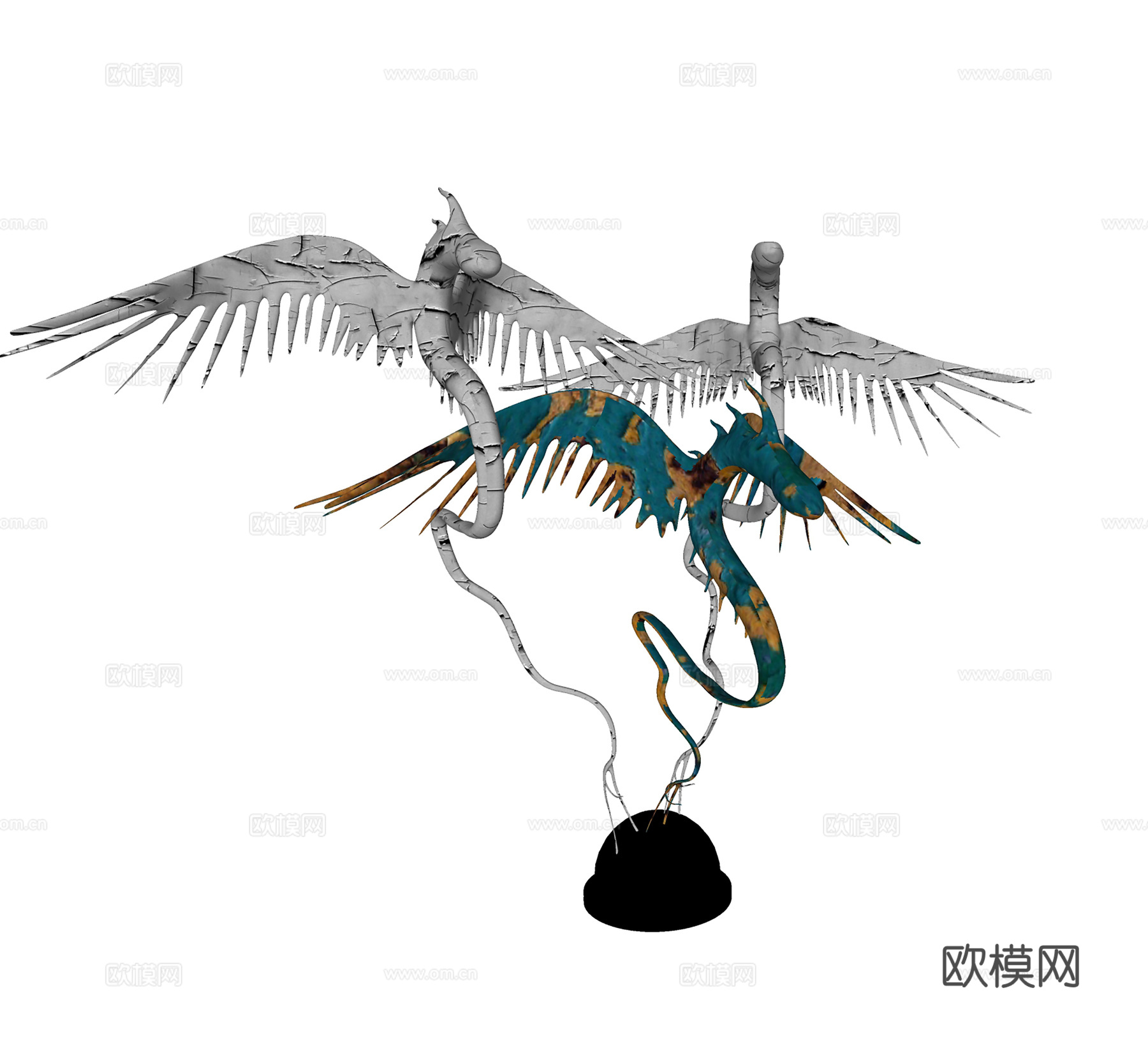 现代雕塑  抽象雕塑 雕塑摆件su模型