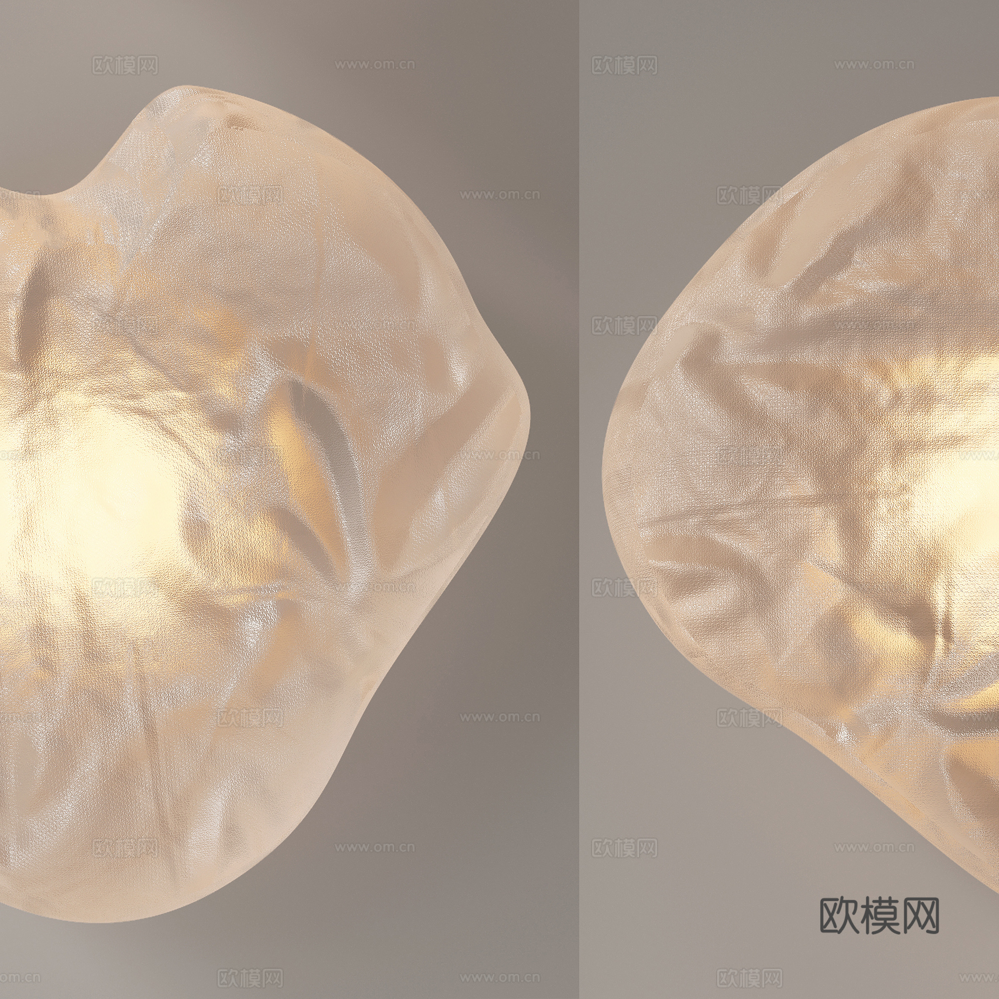 現(xiàn)代壁燈3d模型下載（渲染圖2）