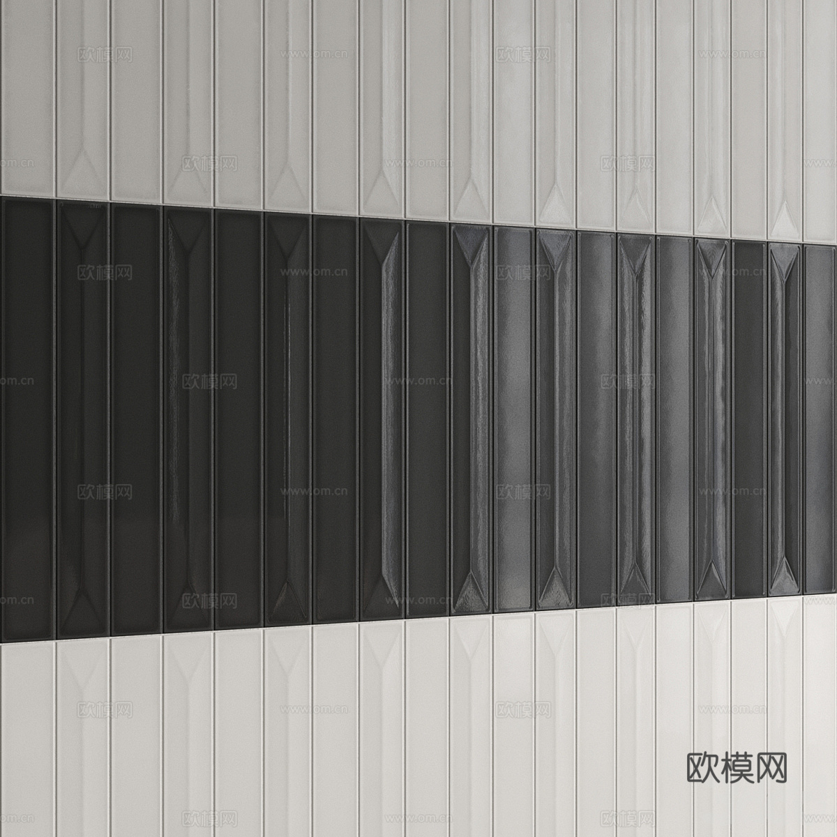 立体墙砖 造型墙砖3d模型