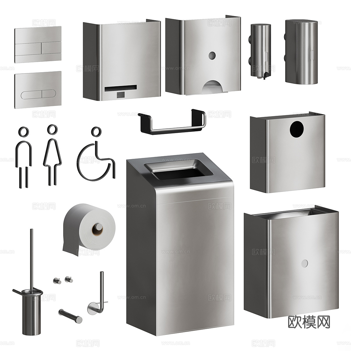 卫浴小件3d模型