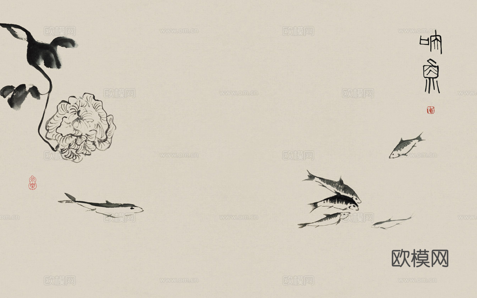 中式花鸟壁纸