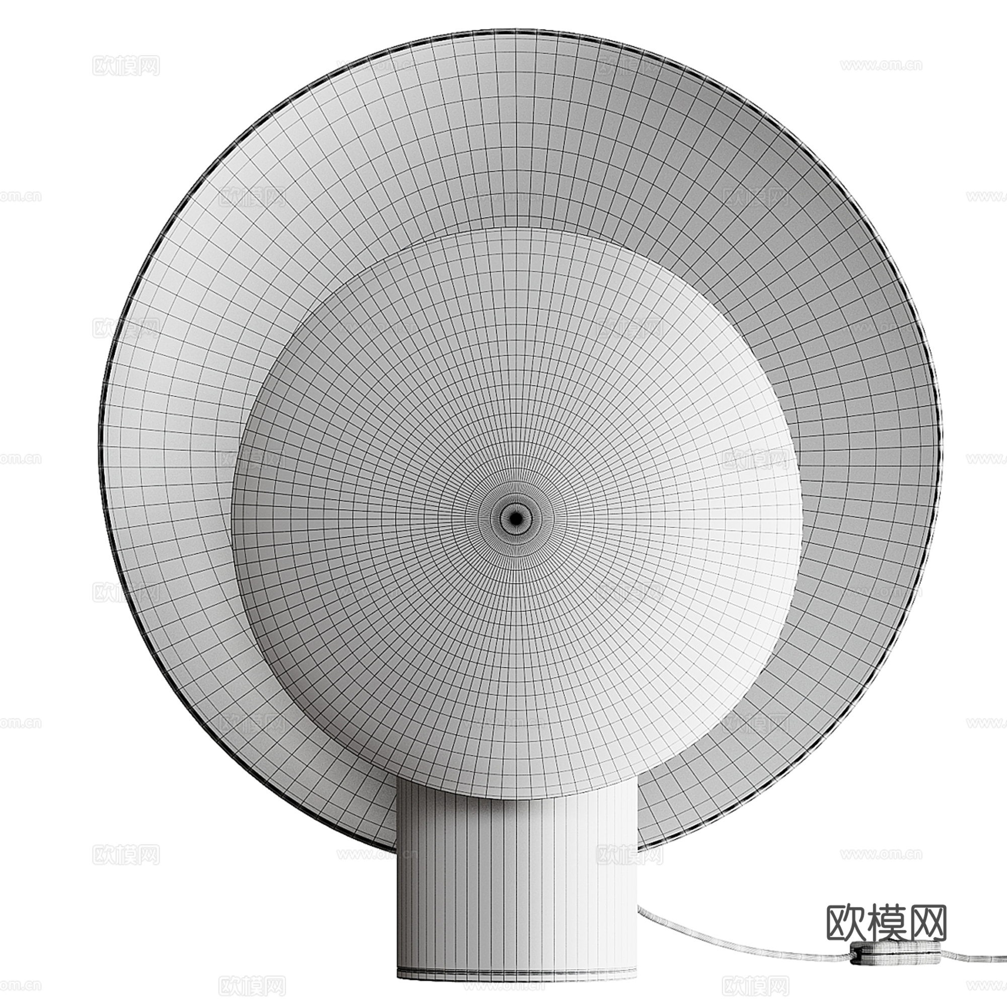 轻奢台灯3d模型