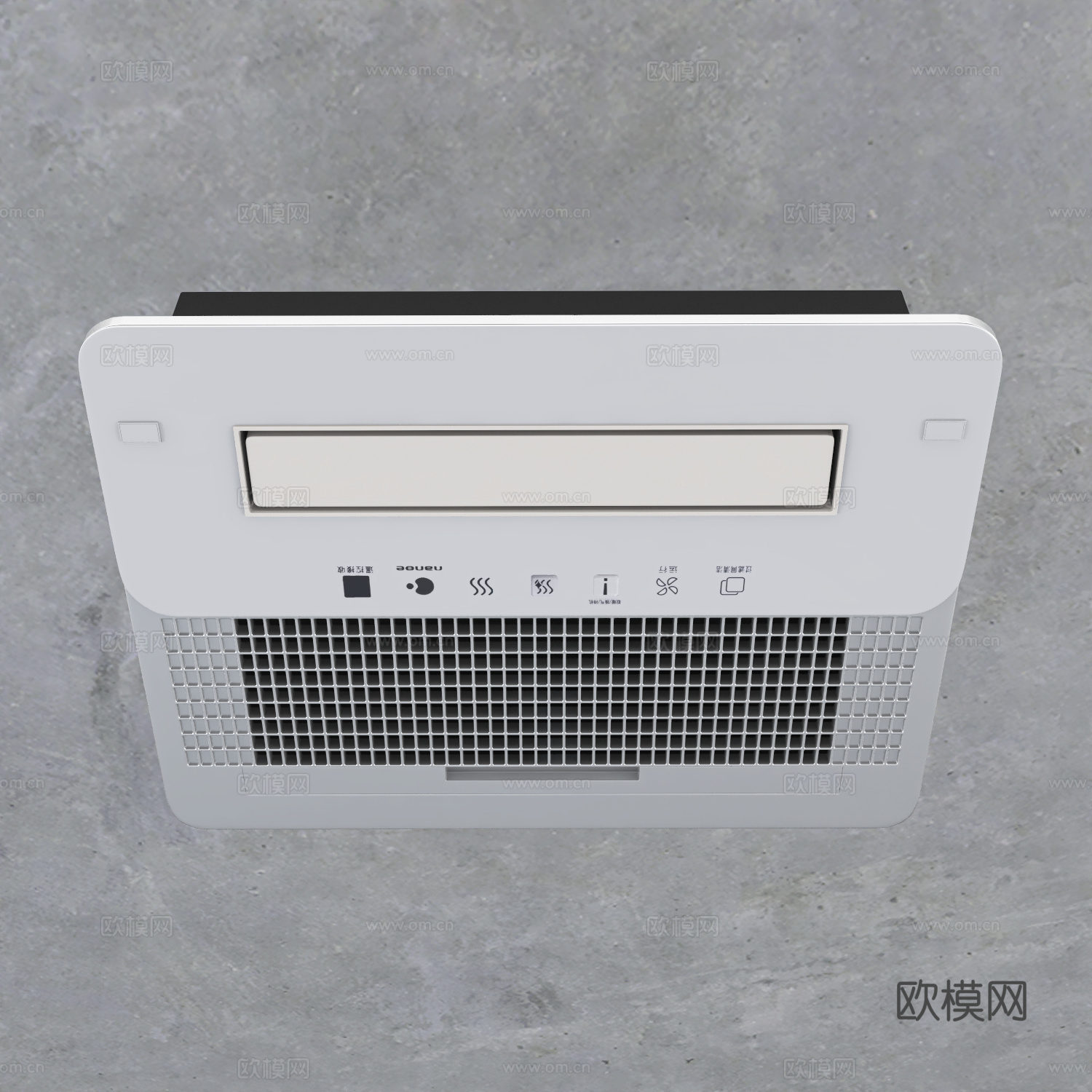 松下风暖浴霸3d模型