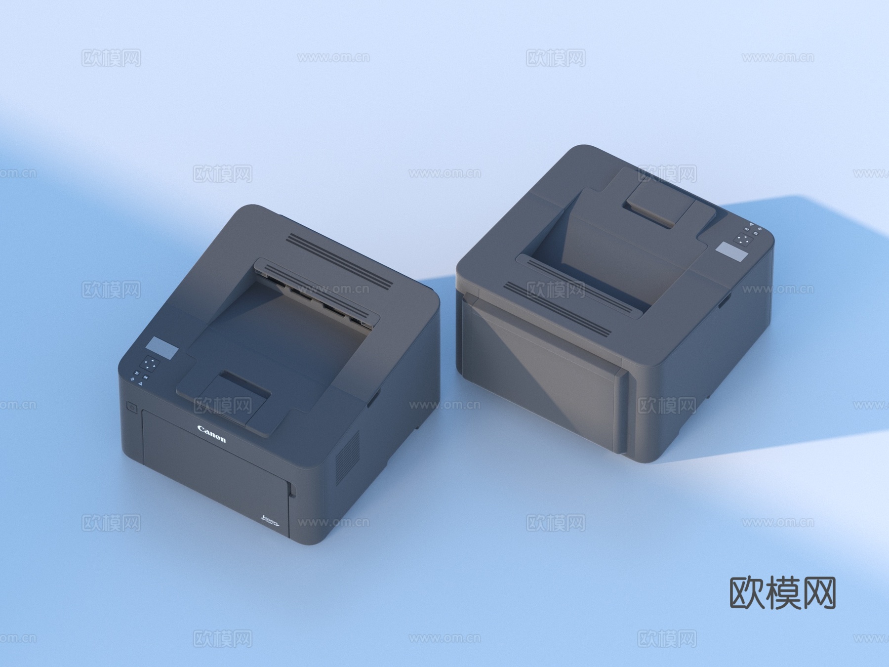 打印机 复印机 扫描机  办公设备3d模型