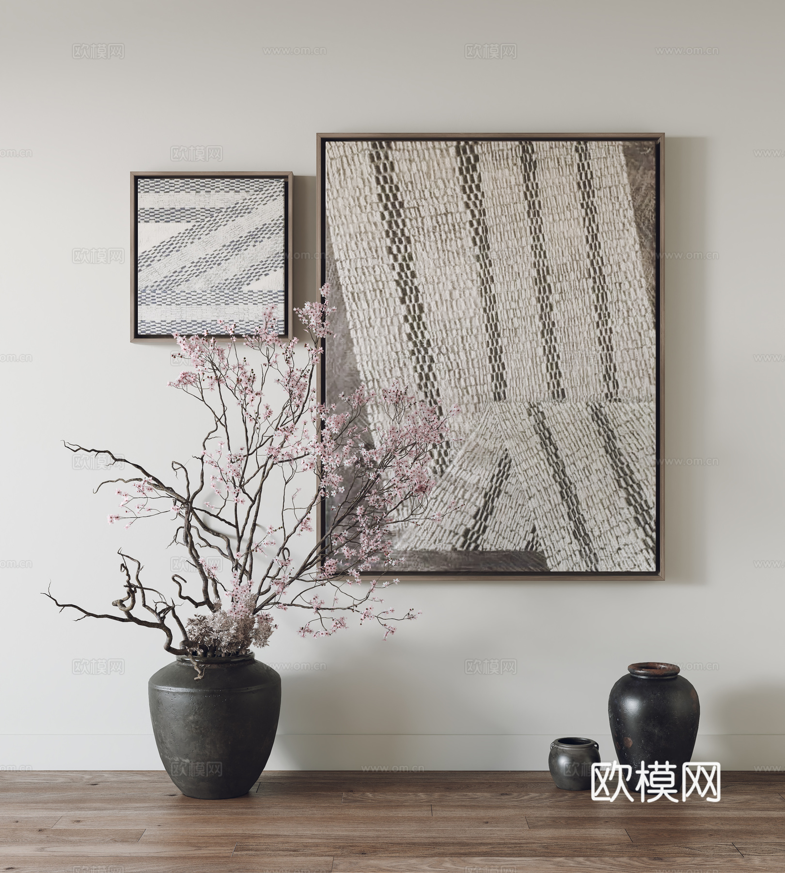现代装饰画 挂画 摆件3d模型