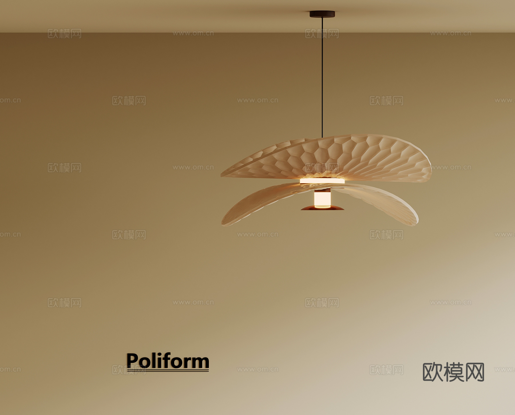 020吊灯 现代艺术吊灯3d模型
