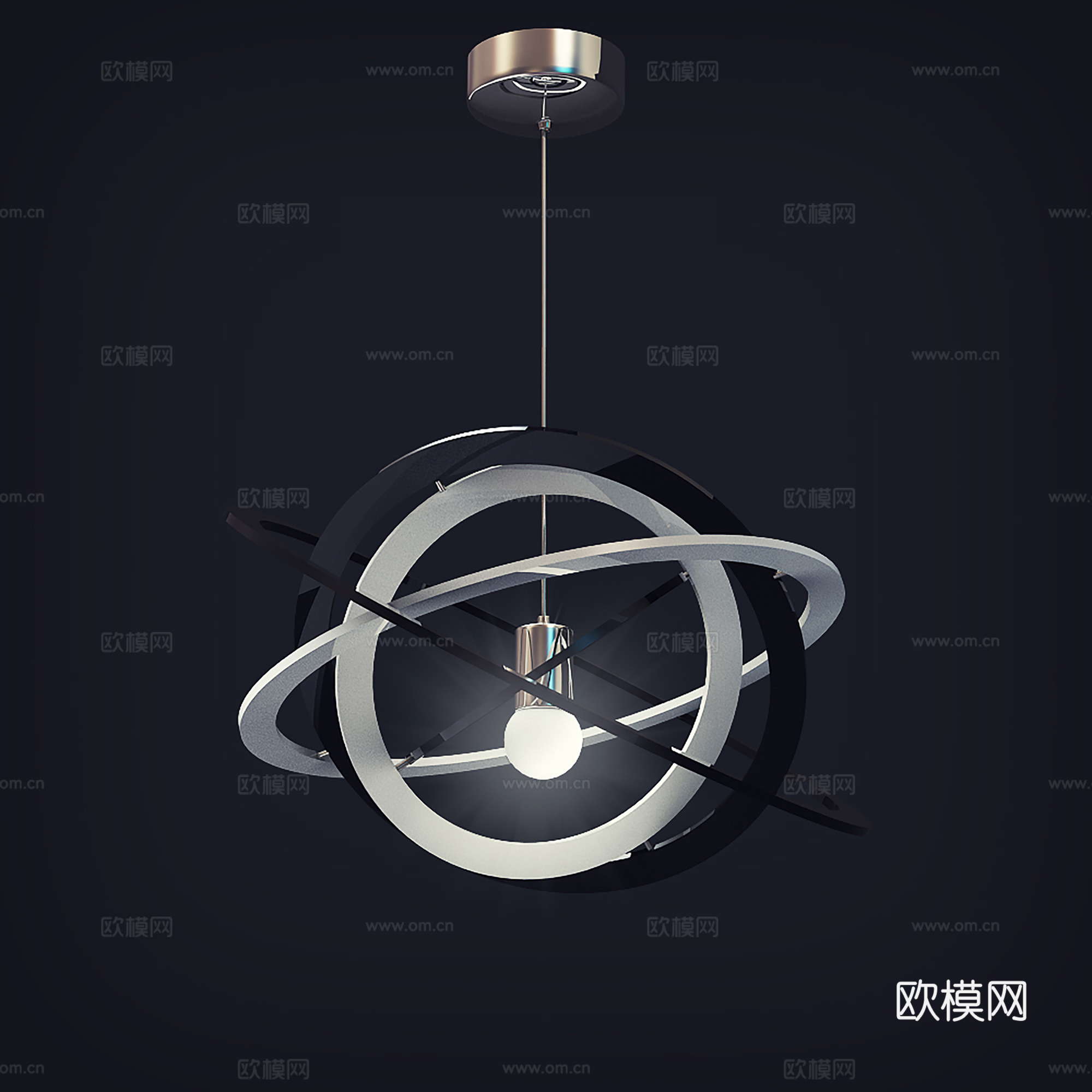 简欧风吊灯  吊灯  创意吊灯su模型