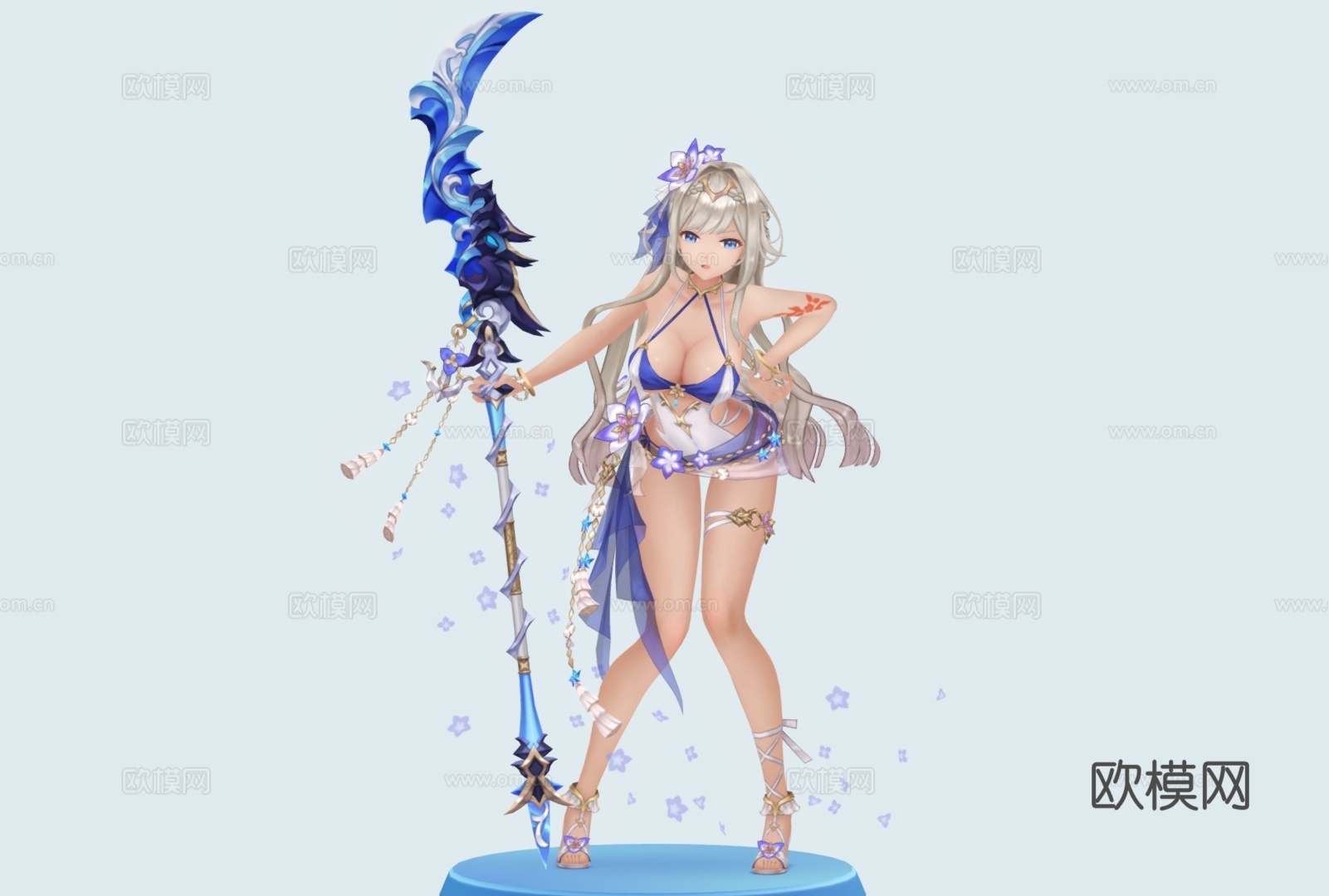 虚拟人物 二次元美少女 动漫美女 二次元手办 美少女3d模型