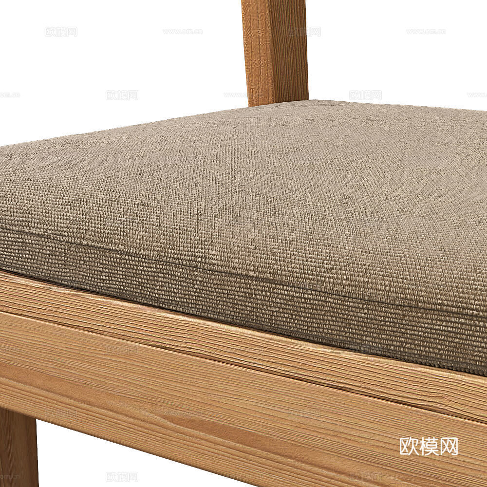 Arbore 北欧单椅 原木餐椅 单椅 餐椅 木椅 茶椅3d模型