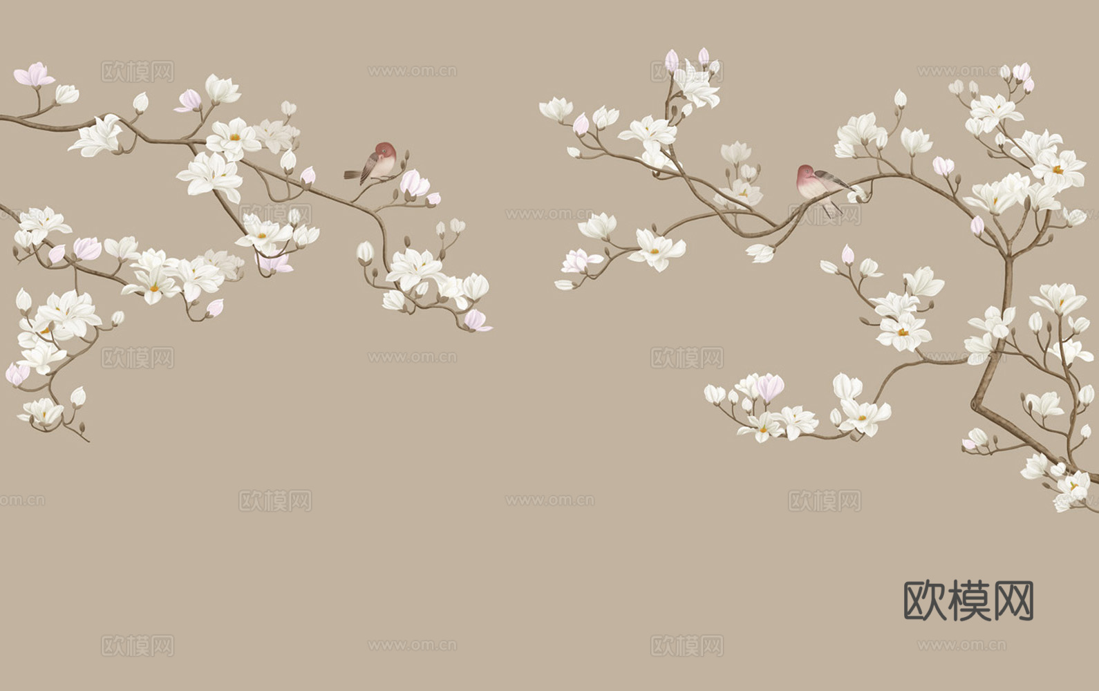 中式花鸟壁纸