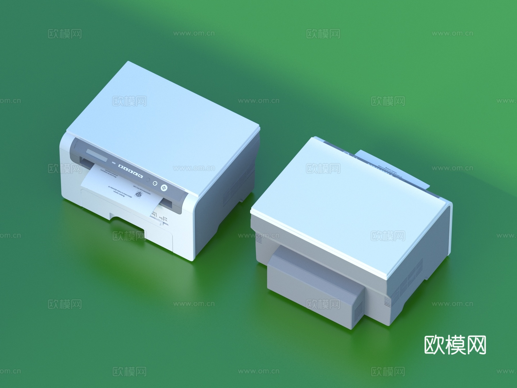 打印机 复印机 扫描机  办公设备3d模型