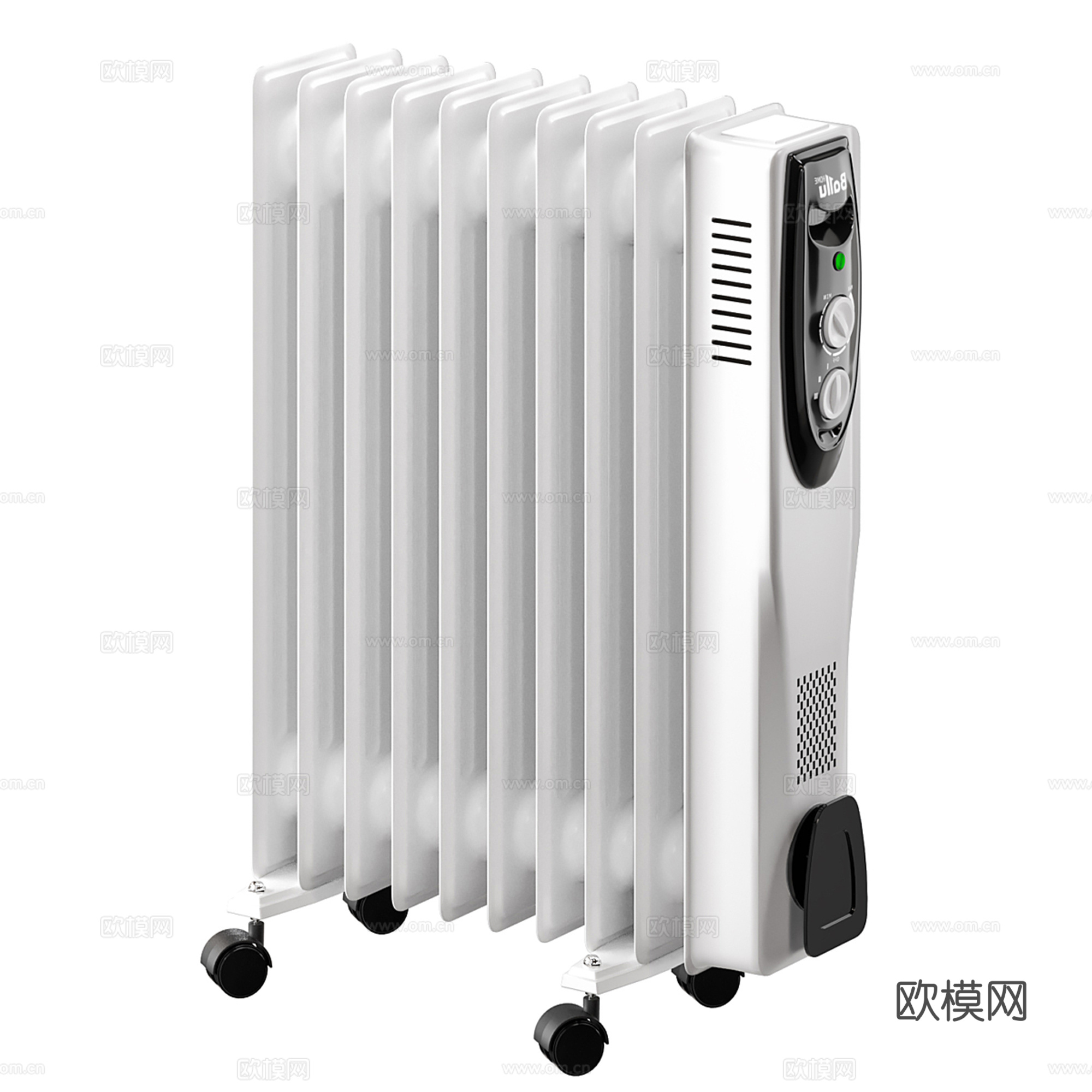 家用电暖器 取暖器su模型