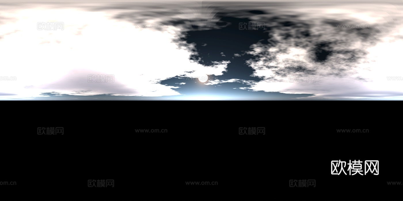 黄昏 昏暗天空 HDR