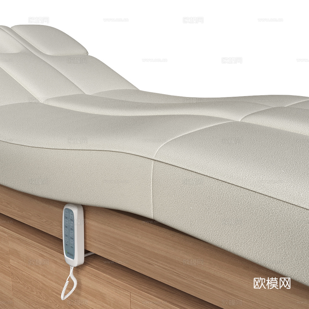 现代意式电动按摩床3d模型