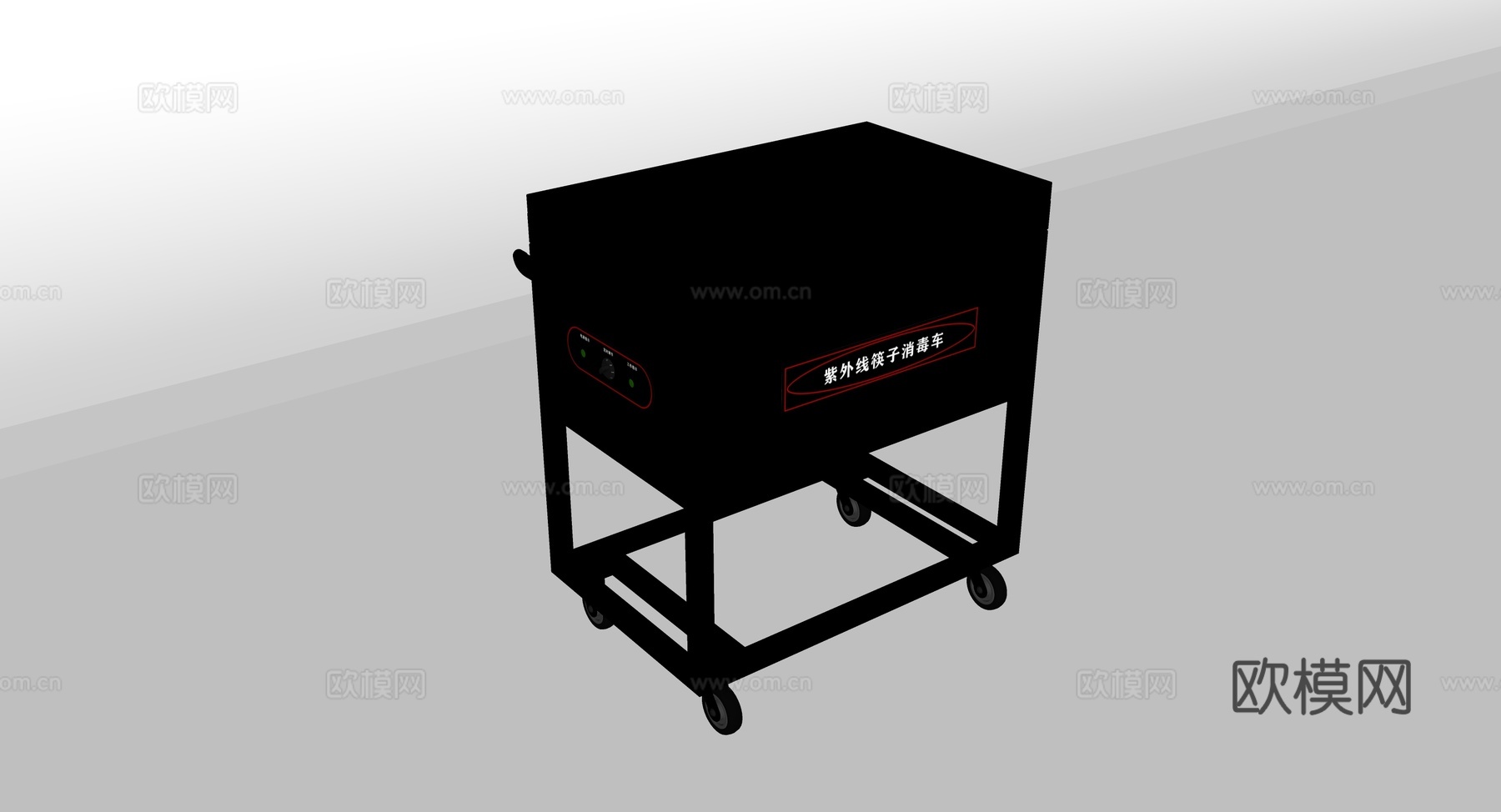 筷子消毒车 筷子消毒柜 消毒柜 餐具消毒柜 紫外线消毒柜su模型