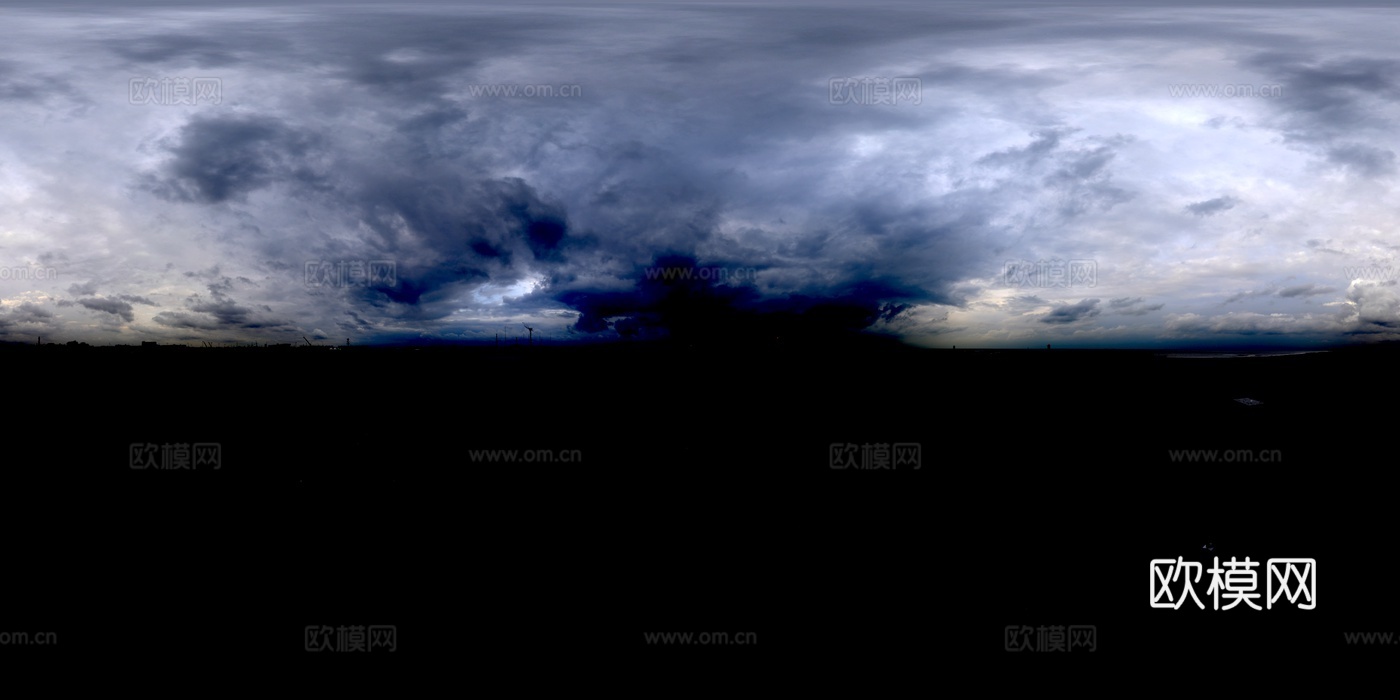 黄昏 昏暗天空 HDR下载