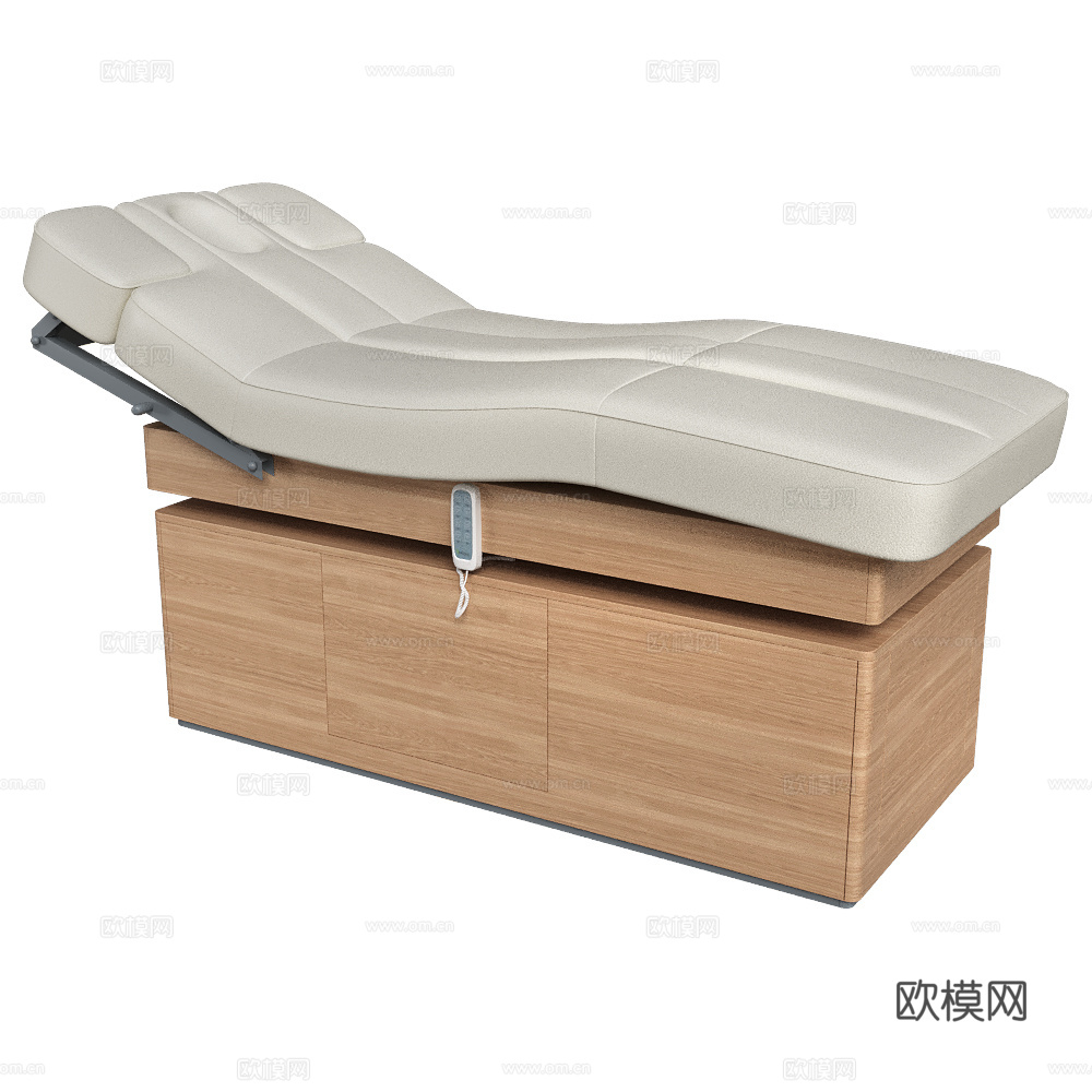 现代意式电动按摩床3d模型