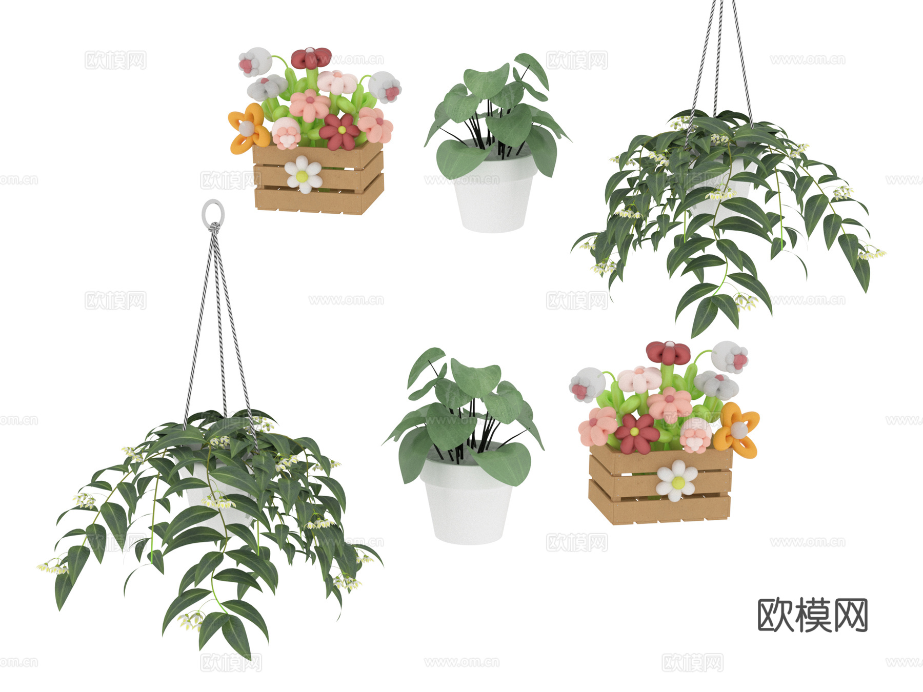植物 盆栽3d模型