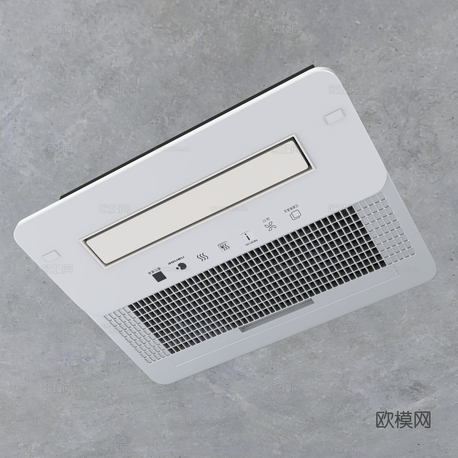 松下风暖浴霸3d模型