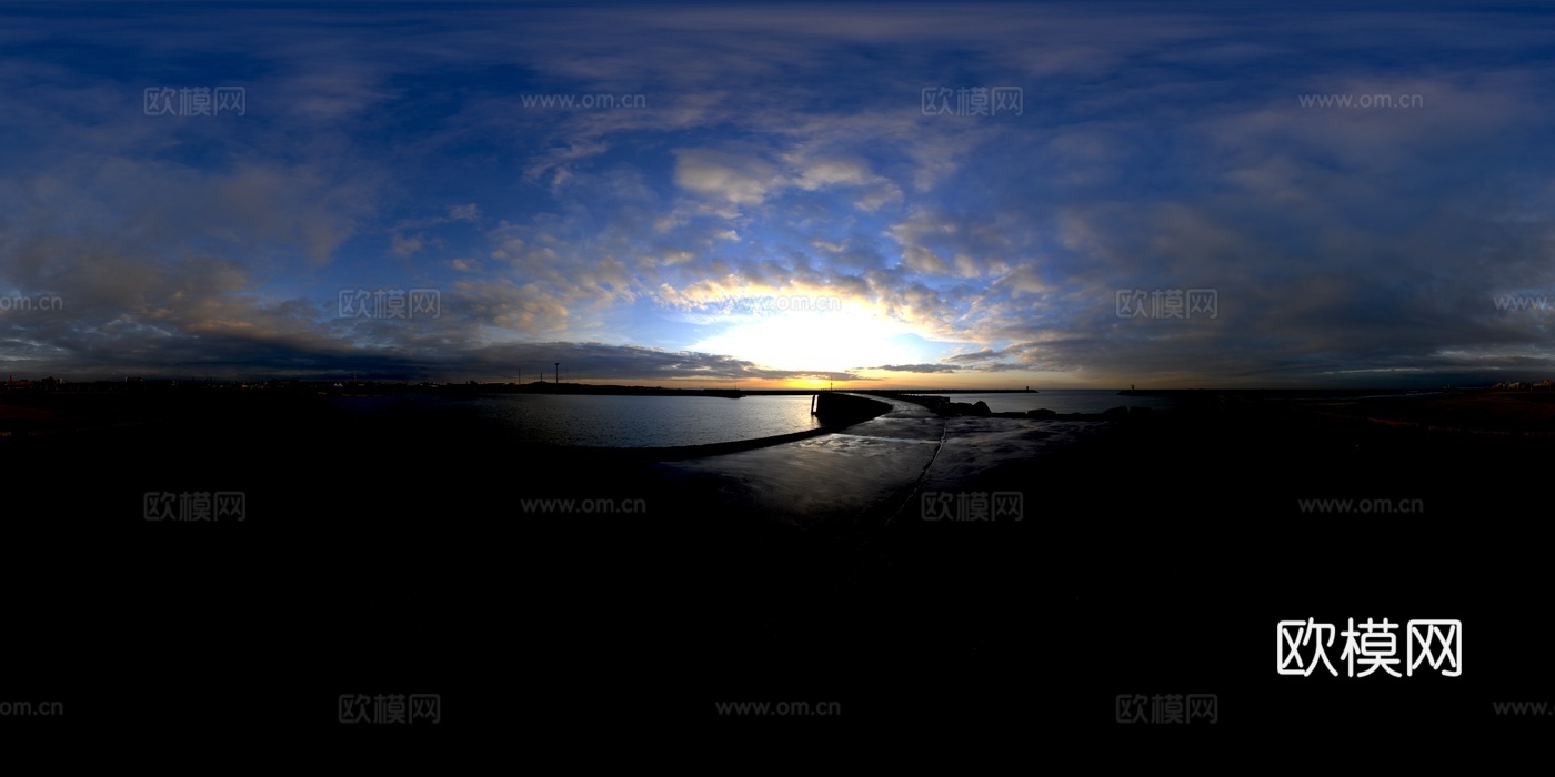 黄昏 昏暗天空 HDR下载