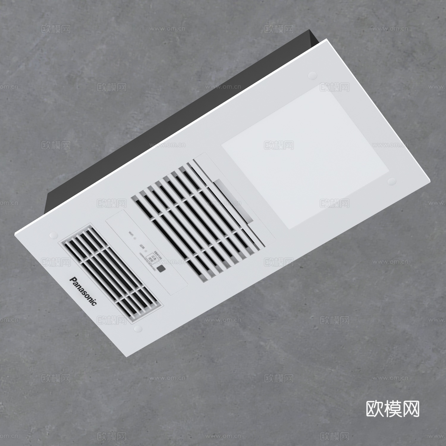 松下风暖浴霸3d模型