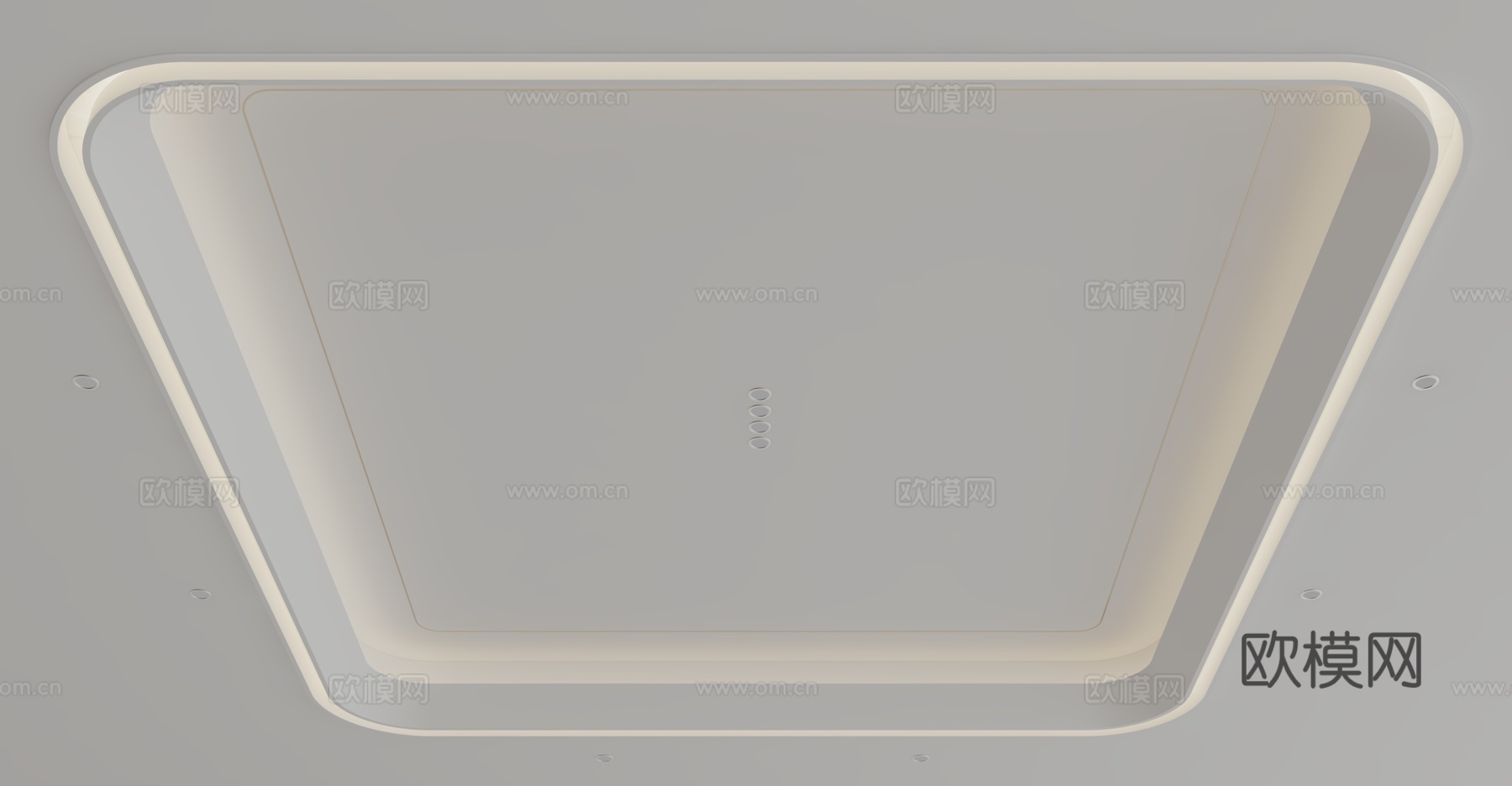 现代天花吊顶3d模型