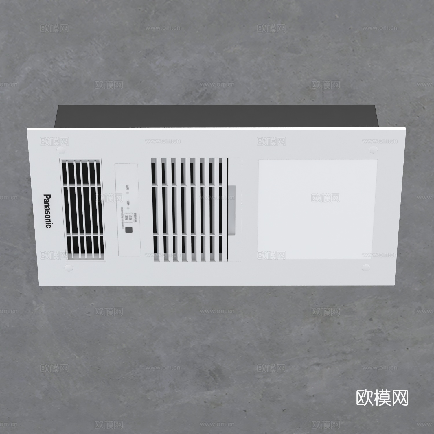 松下风暖浴霸3d模型