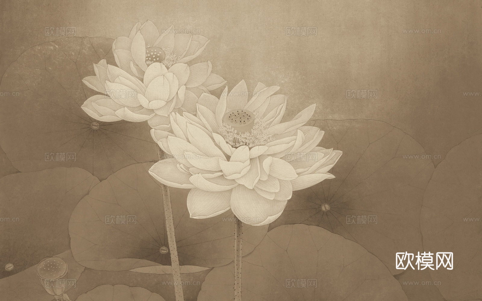 中式花鸟壁纸