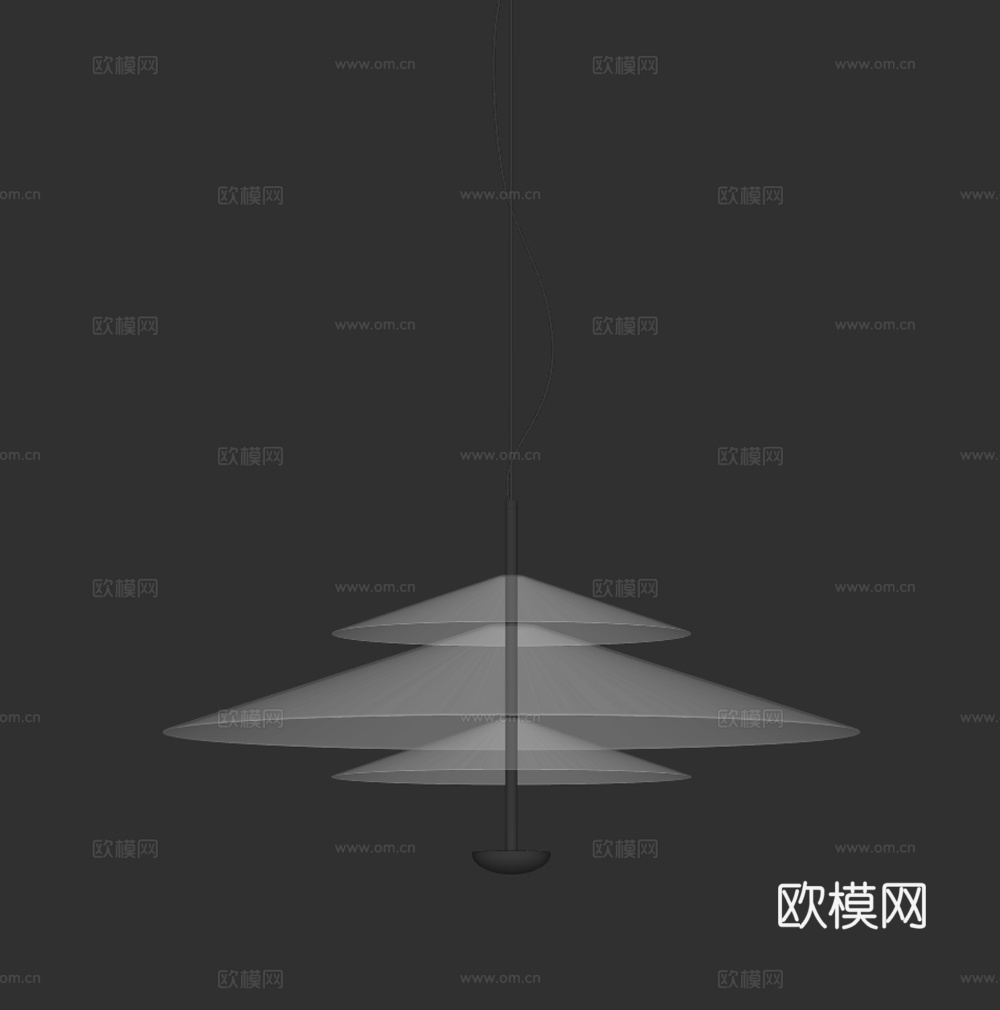餐厅吊灯 玻璃吊灯  吧台吊灯 床头吊灯 儿童房吊灯su模型