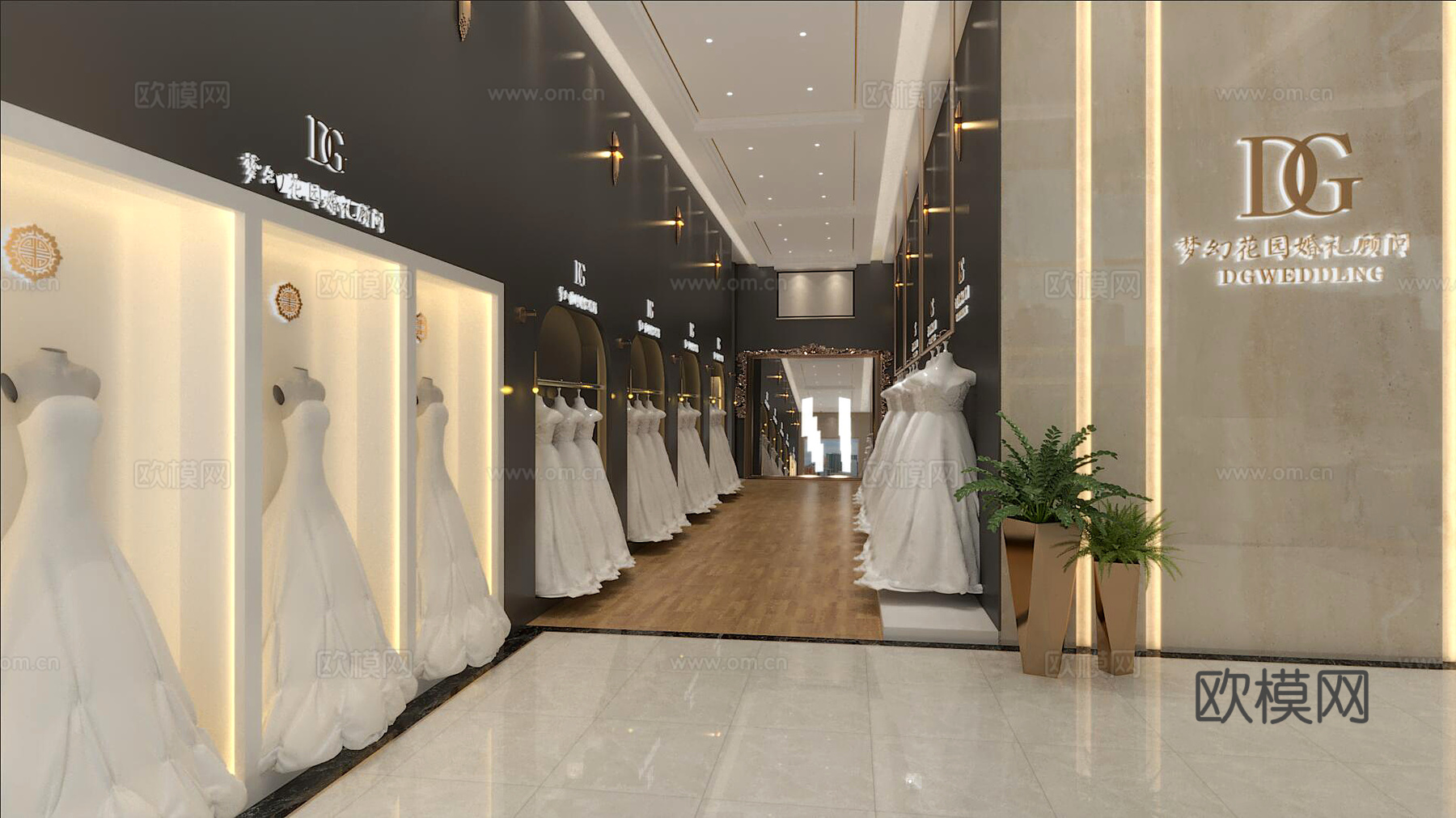 婚纱店3d模型