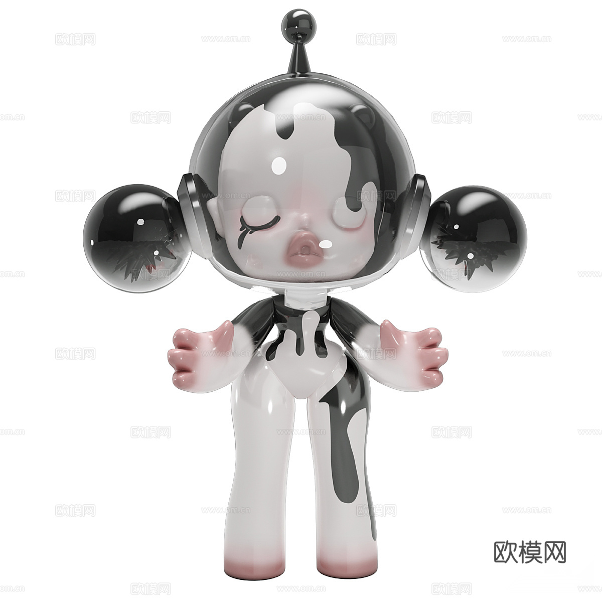 Pop Mart  现代雕塑摆件 潮玩雕塑摆件 手办 艺术品3d模型