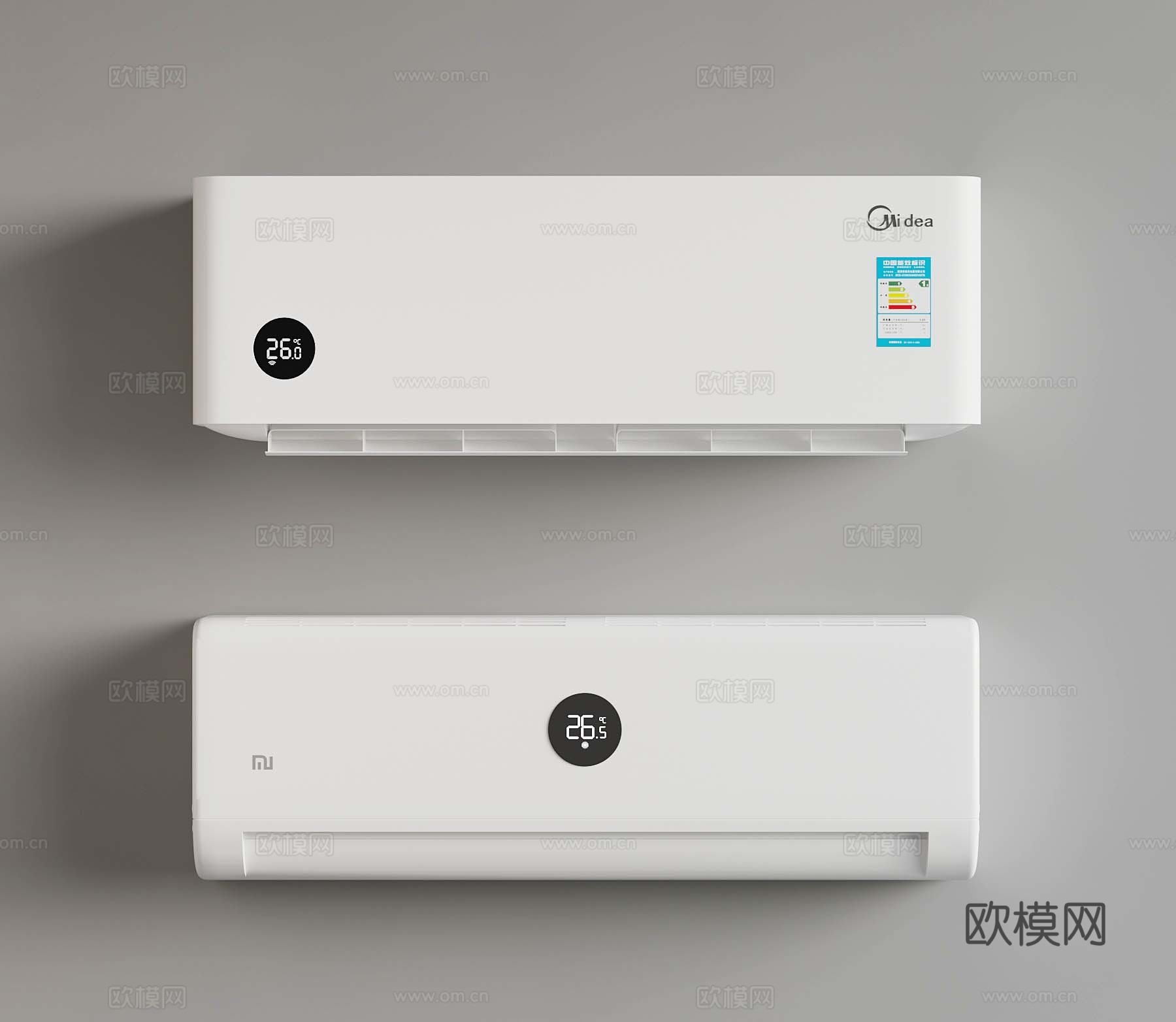 27空调 壁挂式空调3d模型