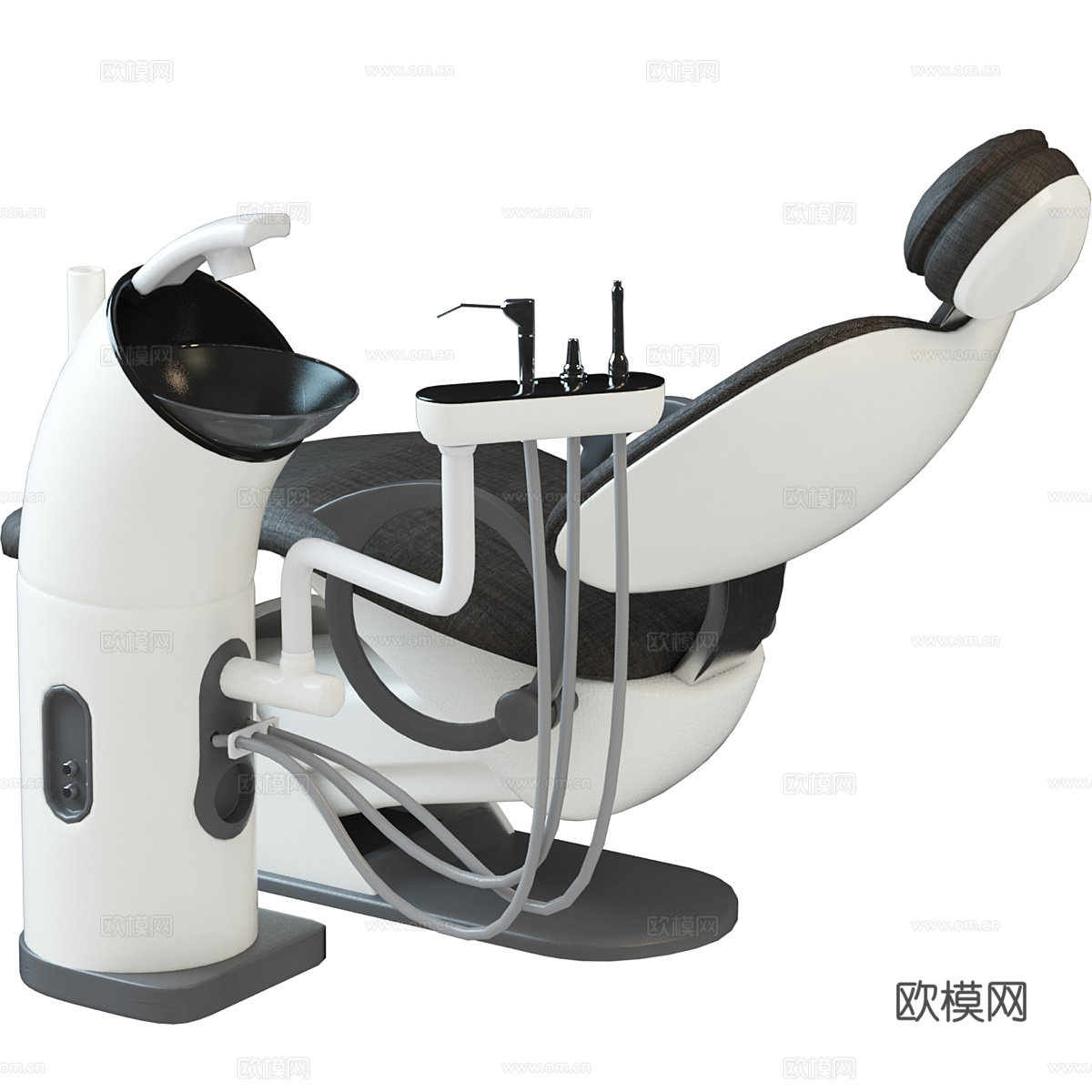 现代牙科仪器3d模型