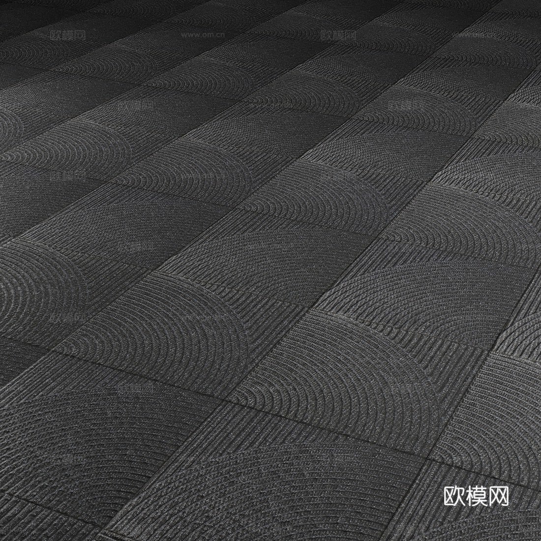 瓷砖 水泥砖 肌理砖 文化砖 条纹砖3d模型下载（渲染图3）