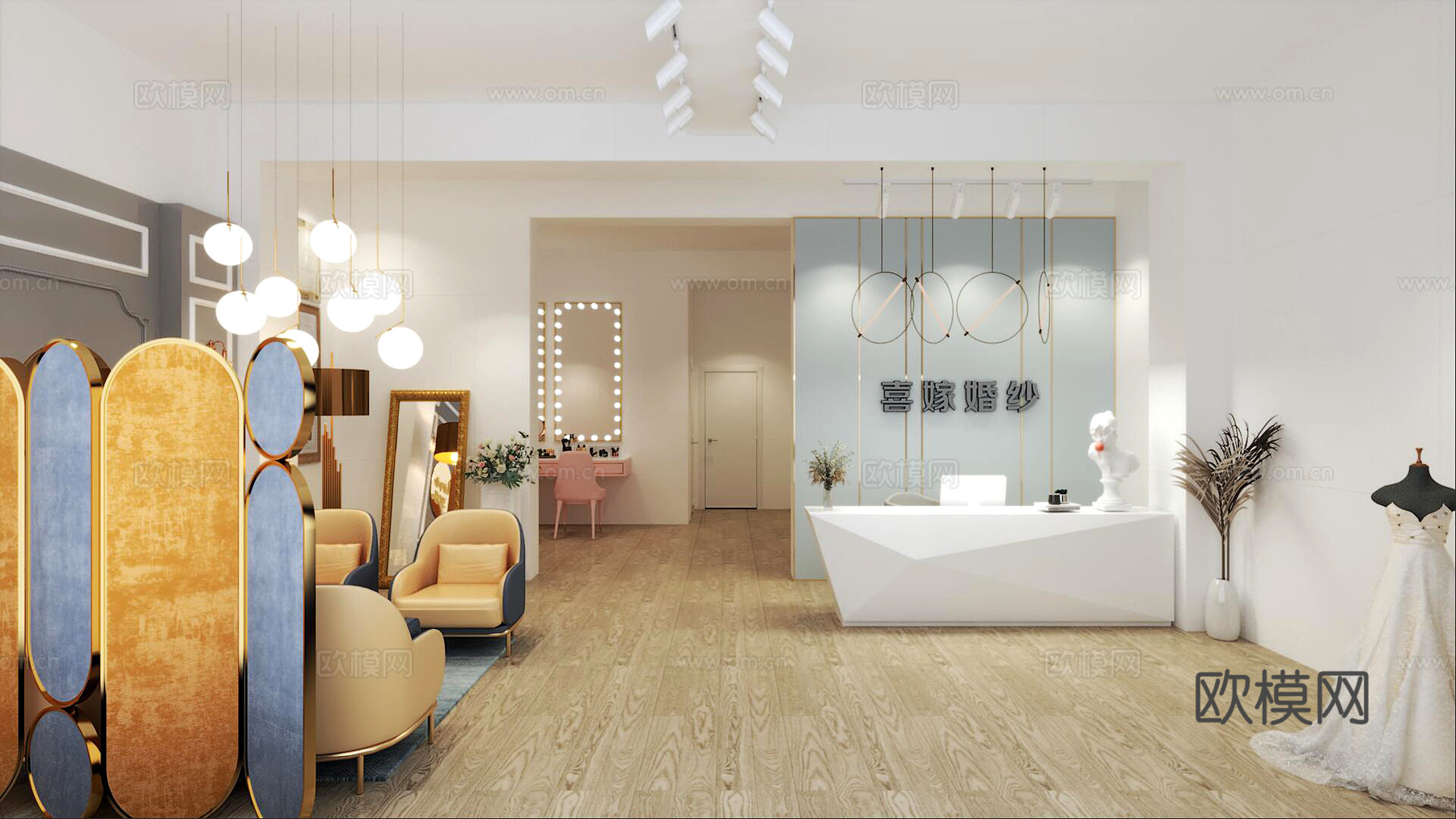 婚纱店3d模型