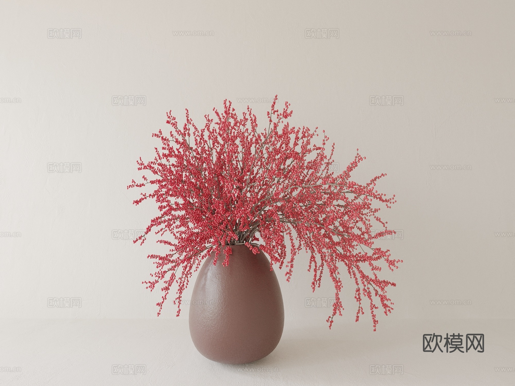 植物 盆栽 花盆 绿植 花瓶 花卉3d模型