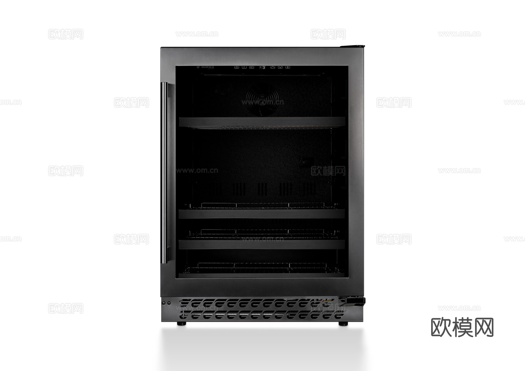 红酒柜恒温冷藏专业小型家用茶叶雪茄柜电子智能恒温冰吧冰箱su模型